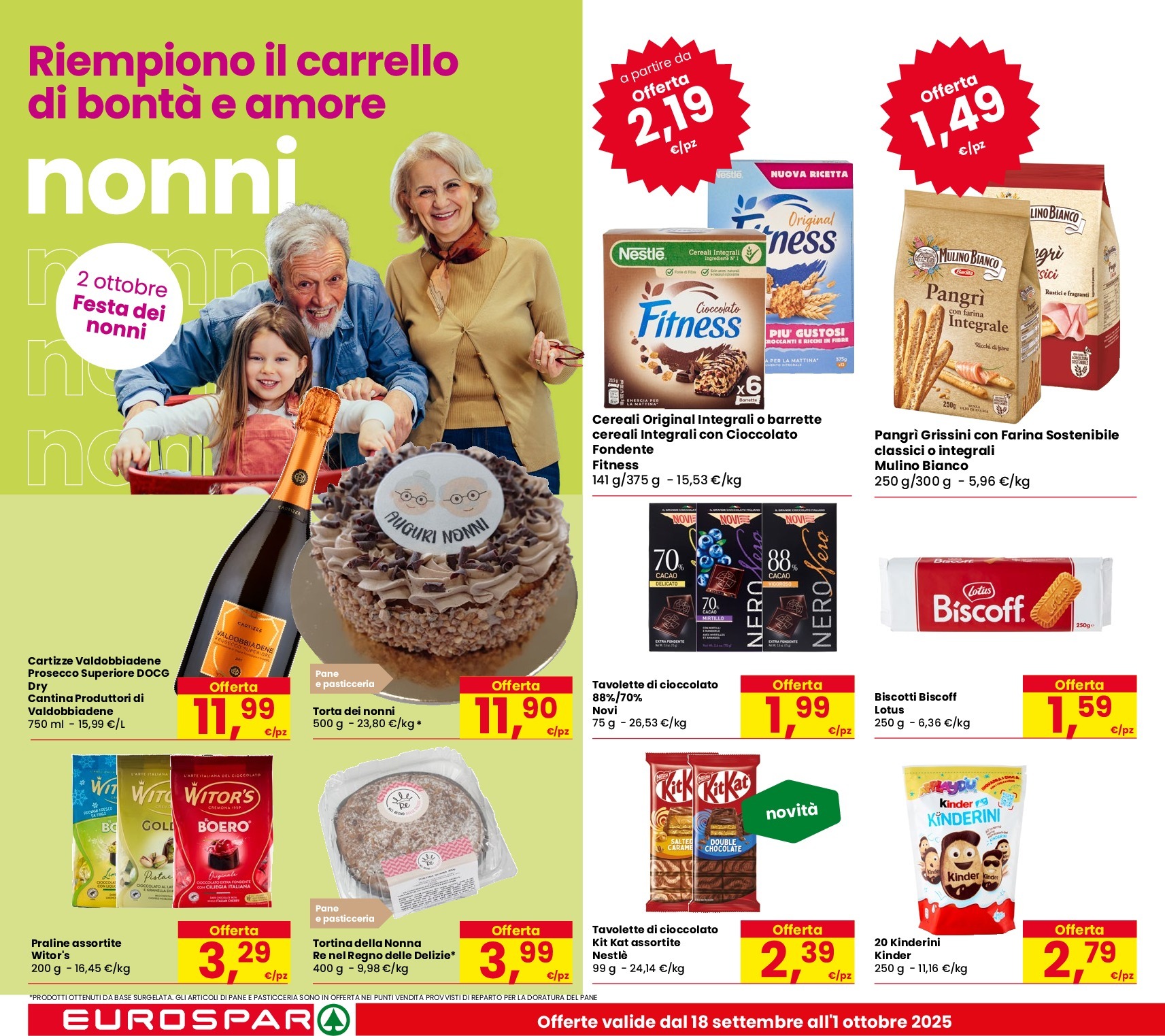 eurospar - Volantino Eurospar valido dal 18/09 al 01/10 - page: 18