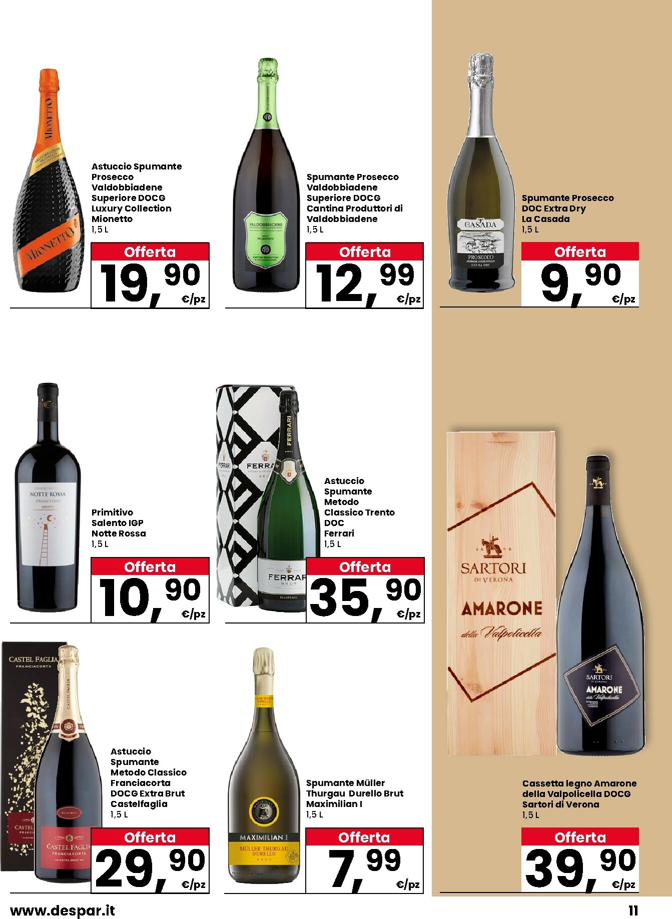 eurospar - Volantino Eurospar - Regali che profumano di festa valido dal 06/11 al 31/12 - page: 11