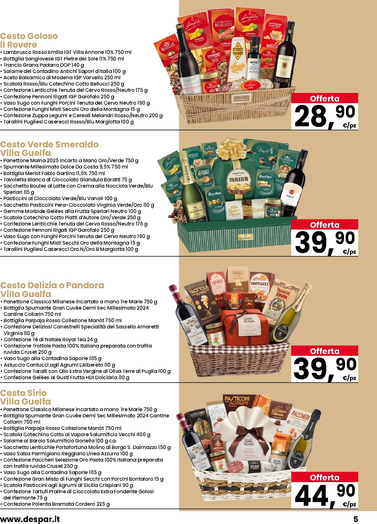 eurospar - Volantino Eurospar - Regali che profumano di festa valido dal 06/11 al 31/12 - page: 5