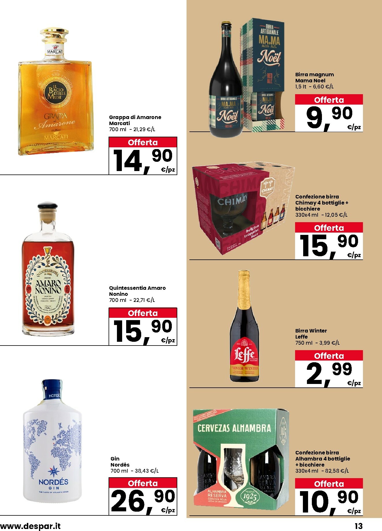 eurospar - Volantino Eurospar - Regali che profumano di festa valido dal 06/11 al 31/12 - page: 13