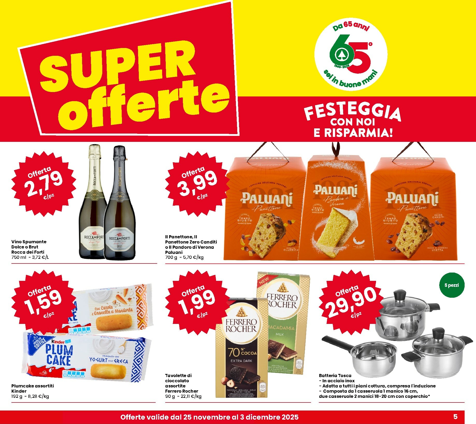 eurospar - Volantino Eurospar valido dal 25/11 al 03/12 - page: 5