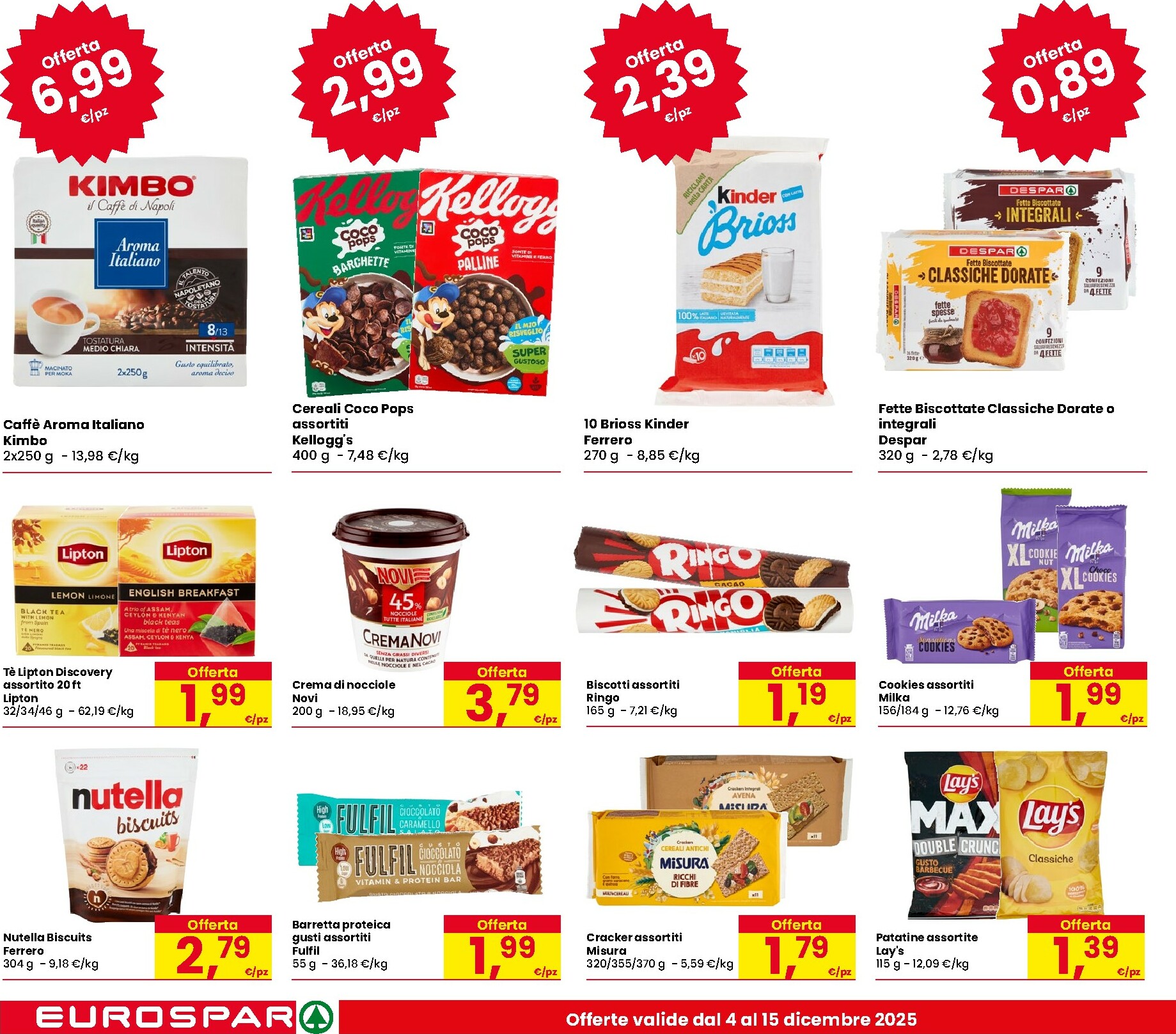 eurospar - Volantino Eurospar valido dal 04/12 al 15/12 - page: 18