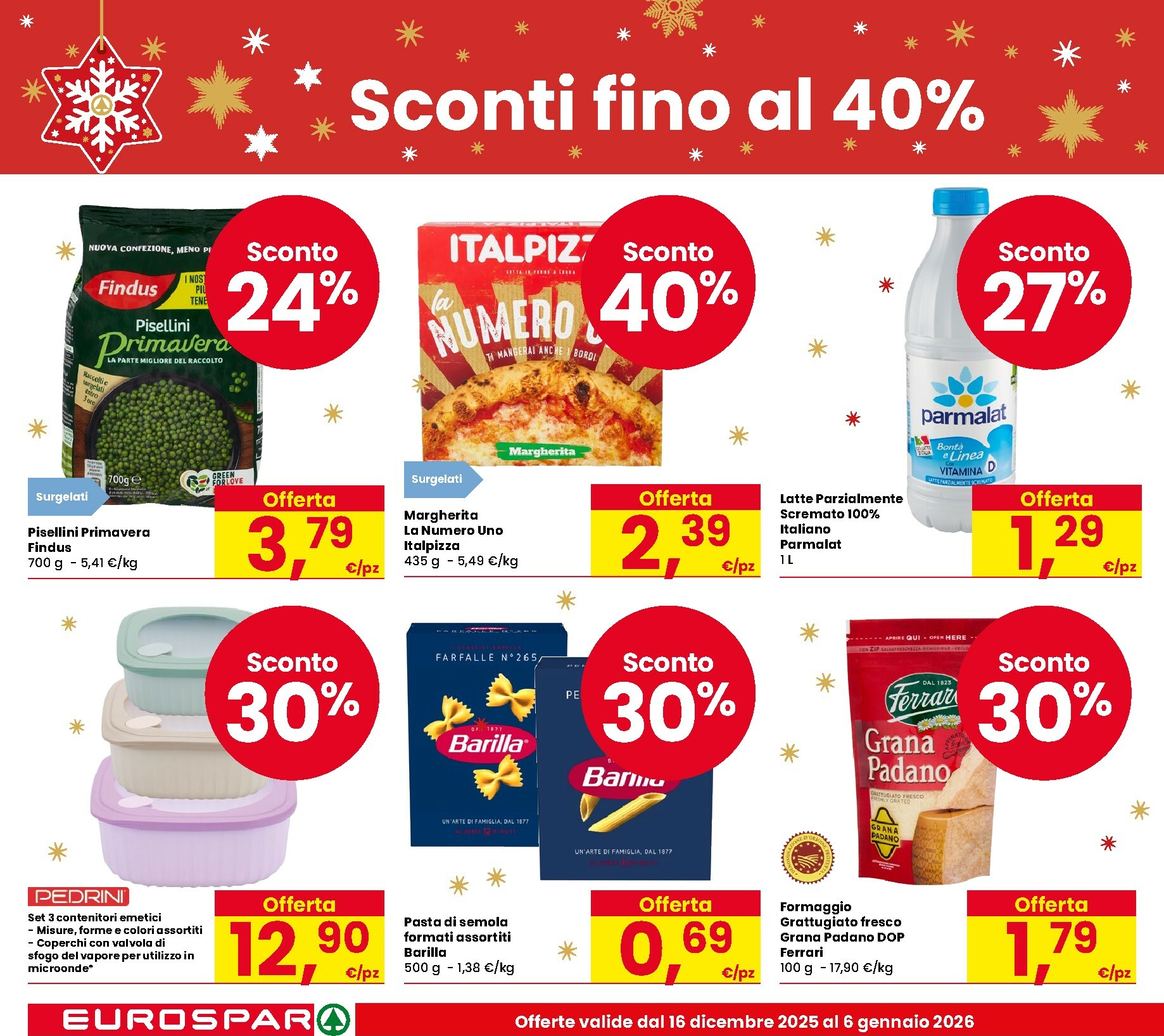 eurospar - Volantino Eurospar valido dal 16/12 al 06/01 - page: 2