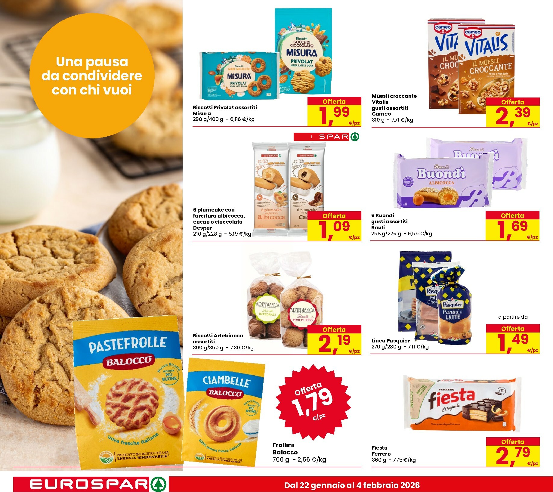 eurospar - Volantino Eurospar valido dal 22/01 al 04/02 - page: 16