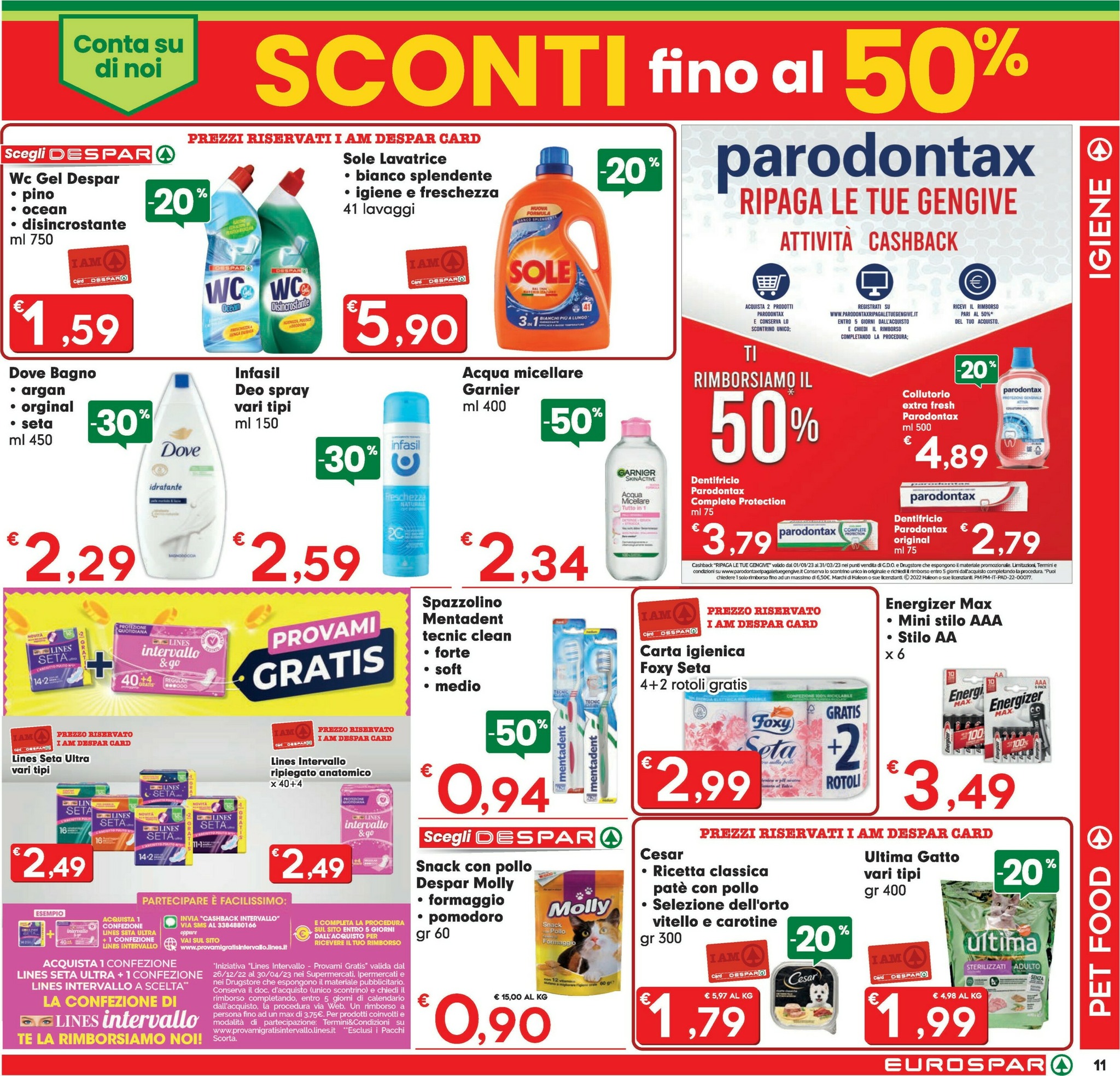 eurospar - Volantino Eurospar - Sconti fino al 50 % valido dal 02/03/2026 al 15/03/2026 - page: 11