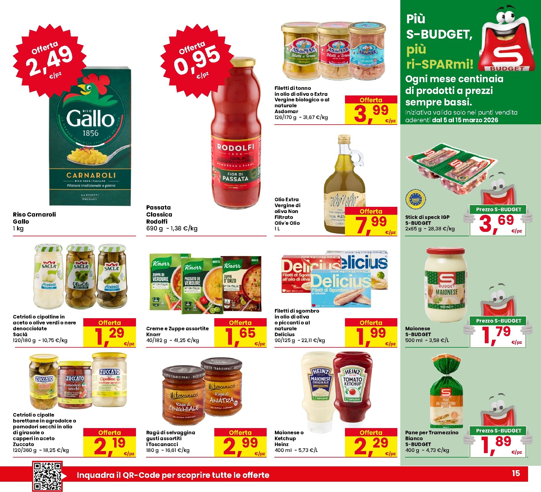 eurospar - Volantino Eurospar valido dal 05/03/2026 al 15/03/2026 - page: 15