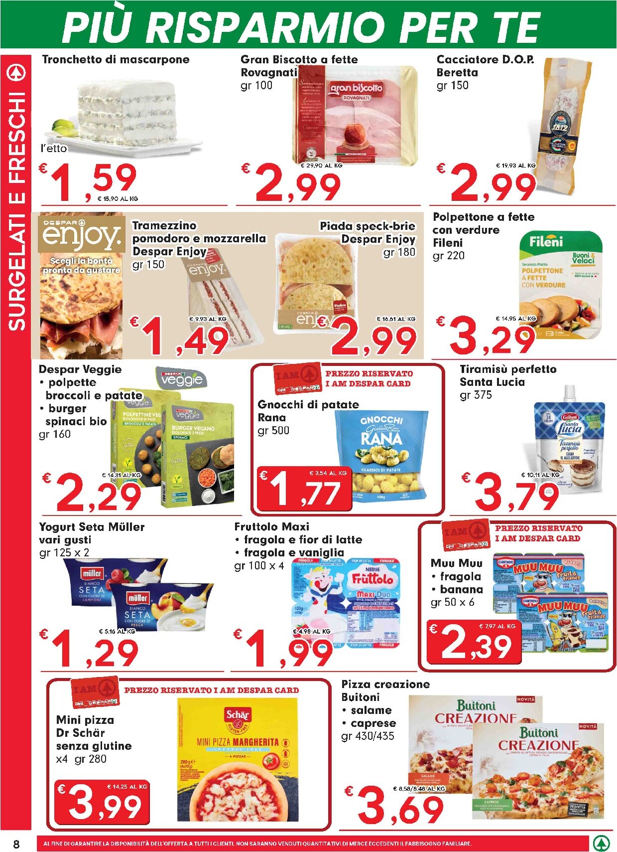 eurospar - Volantino attuale di Eurospar valido dal mercoledì 08/04/2026 al mercoledì 22/04/2026 - page: 8