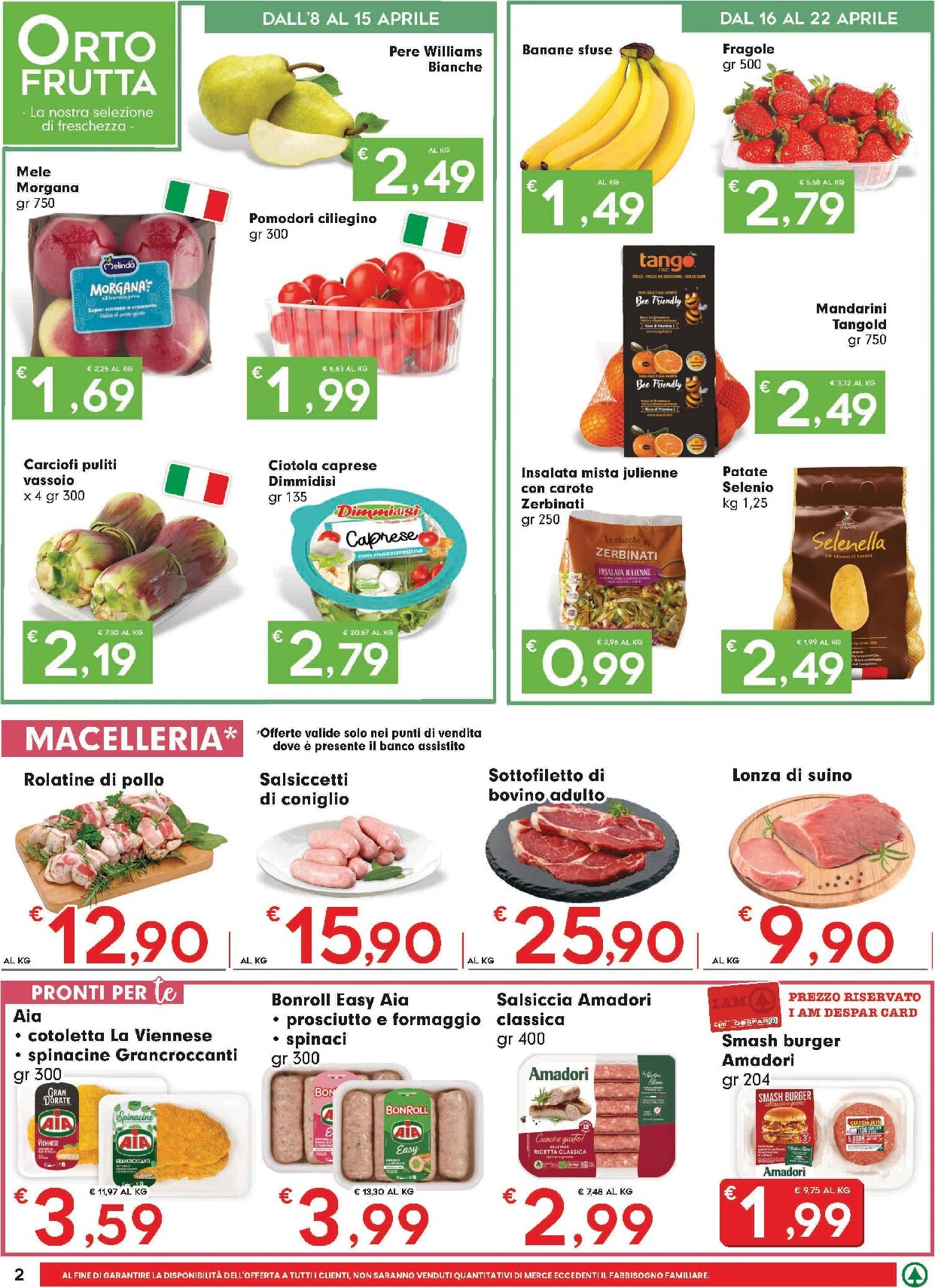 eurospar - Volantino attuale di Eurospar valido dal mercoledì 08/04/2026 al mercoledì 22/04/2026 - page: 2