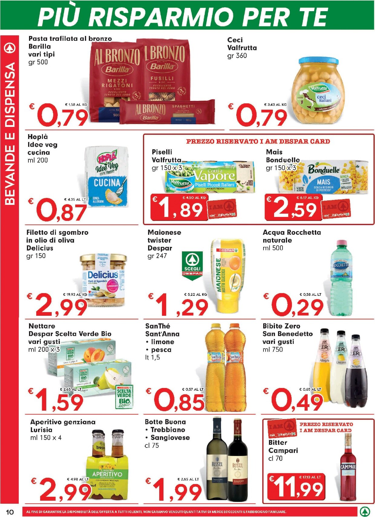 eurospar - Volantino attuale di Eurospar valido dal mercoledì 08/04/2026 al mercoledì 22/04/2026 - page: 10