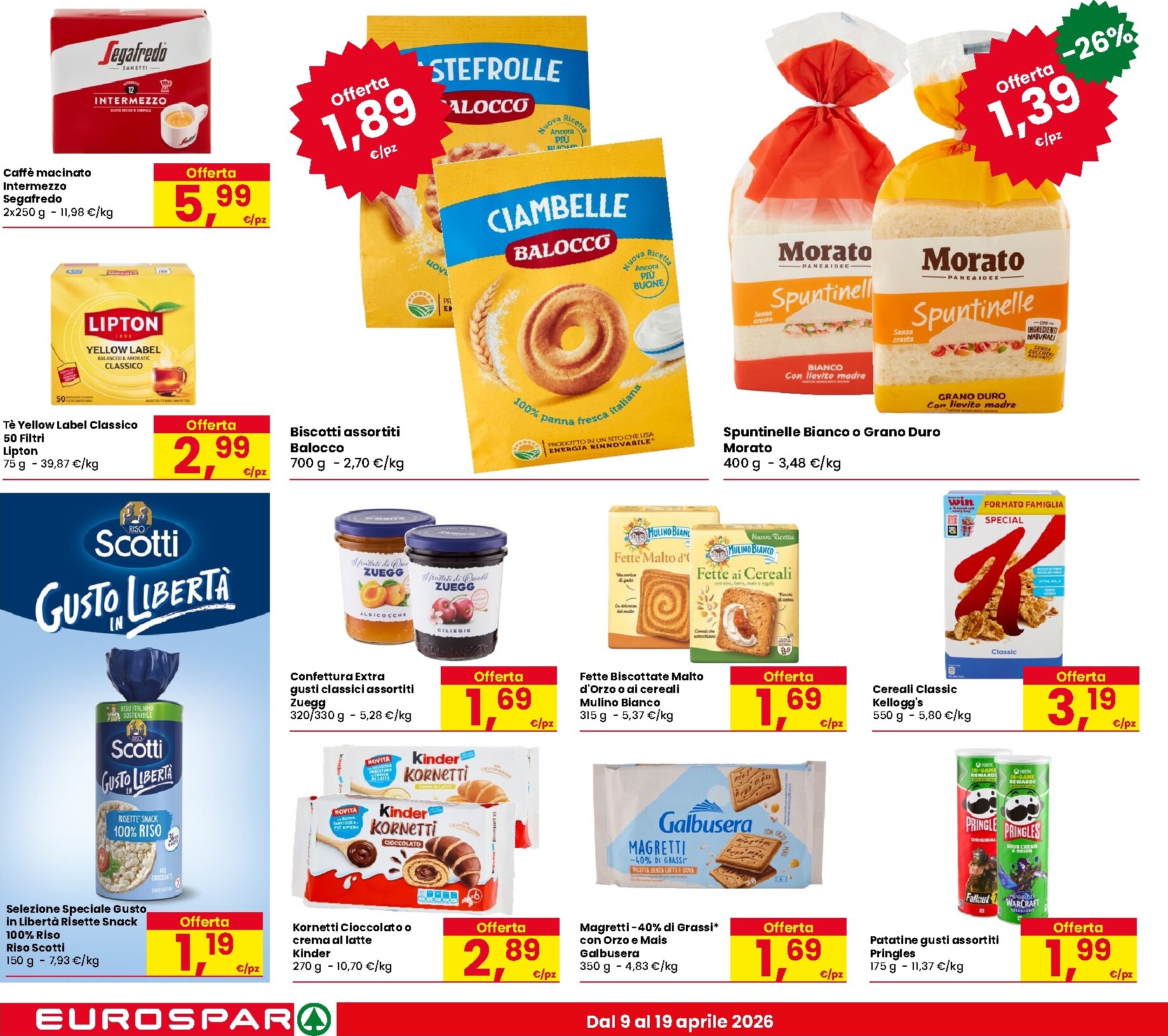 eurospar - Volantino attuale di Eurospar valido dal giovedì 09/04/2026 al domenica 19/04/2026 - page: 12