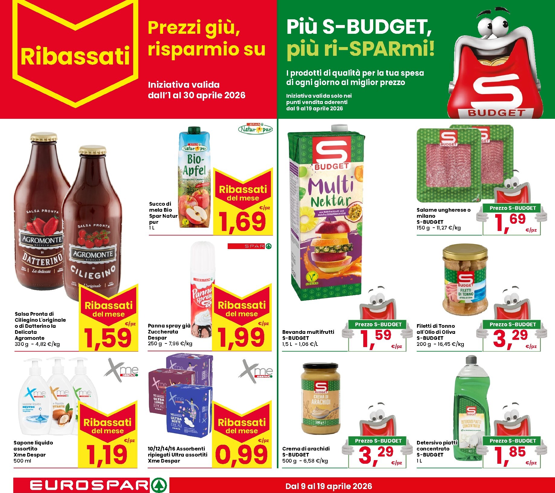 eurospar - Volantino attuale di Eurospar valido dal giovedì 09/04/2026 al domenica 19/04/2026 - page: 18