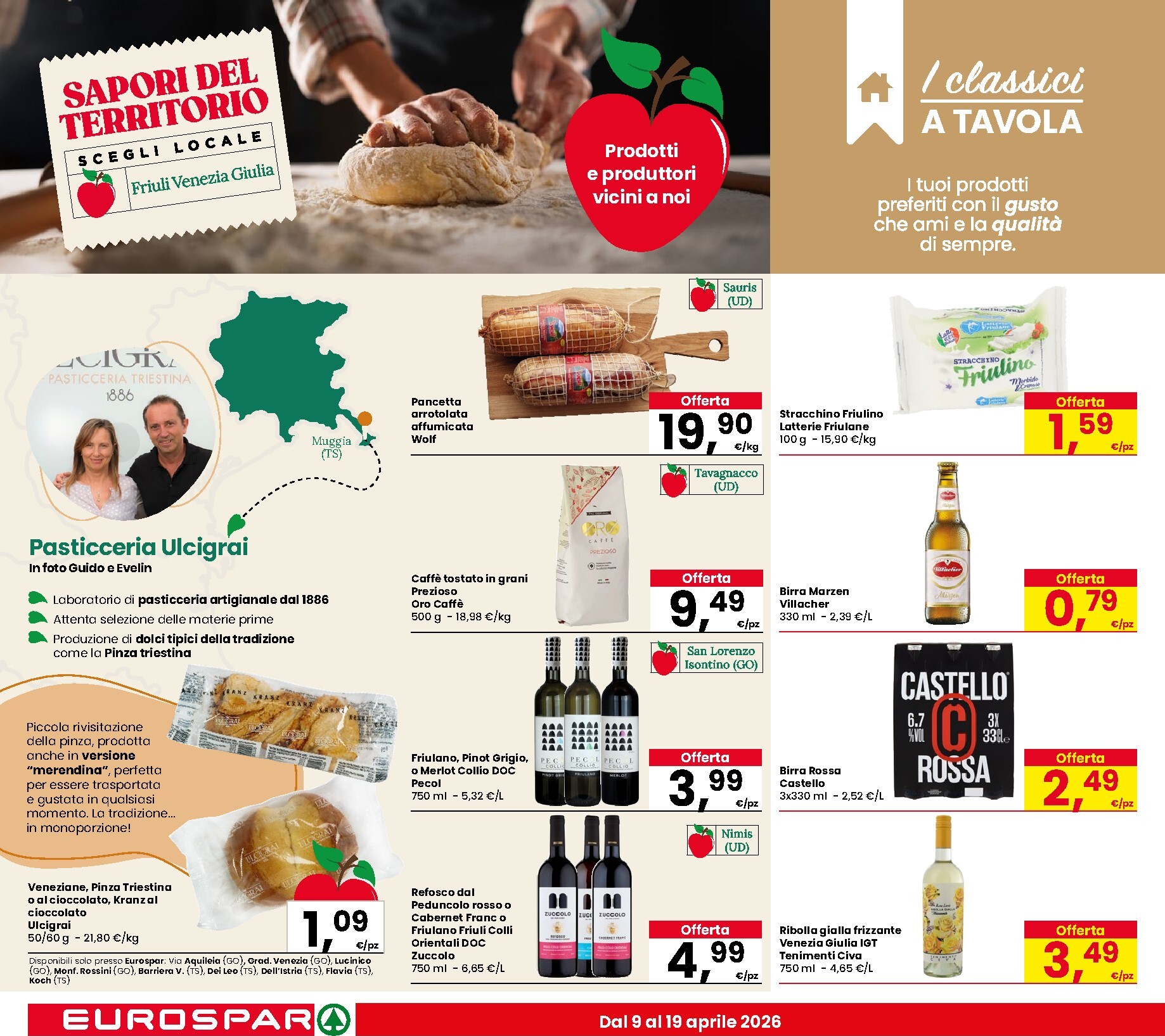 eurospar - Volantino attuale di Eurospar valido dal giovedì 09/04/2026 al domenica 19/04/2026 - page: 10