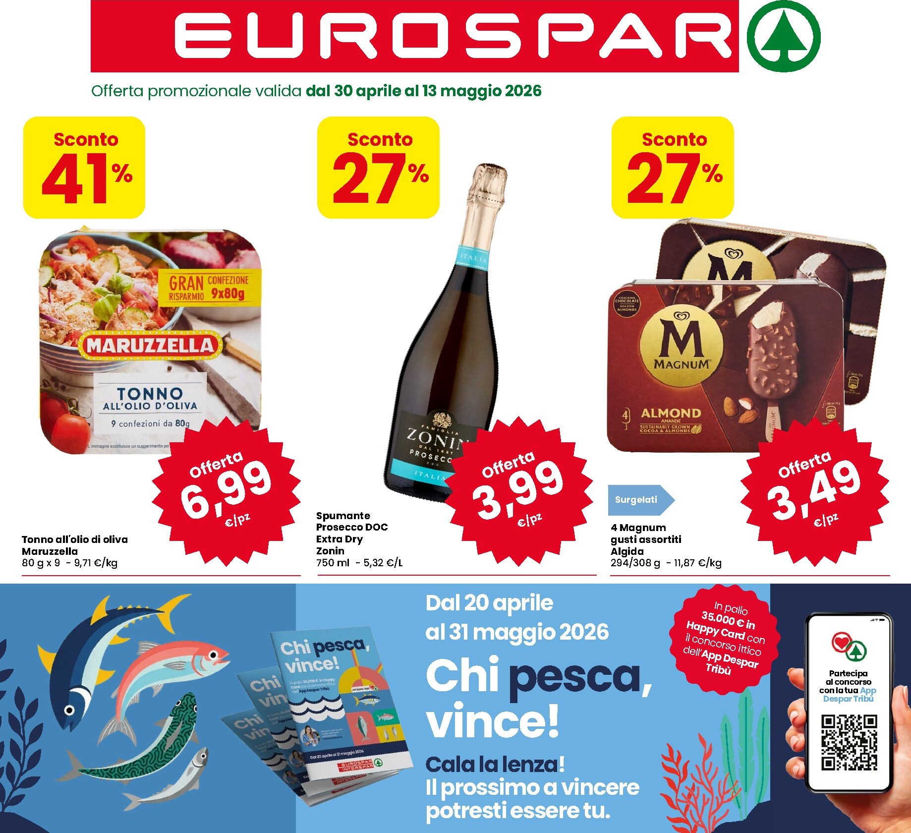 eurospar - Volantino attuale di Eurospar valido dal giovedì 30/04/2026 al mercoledì 13/05/2026 - page: 1