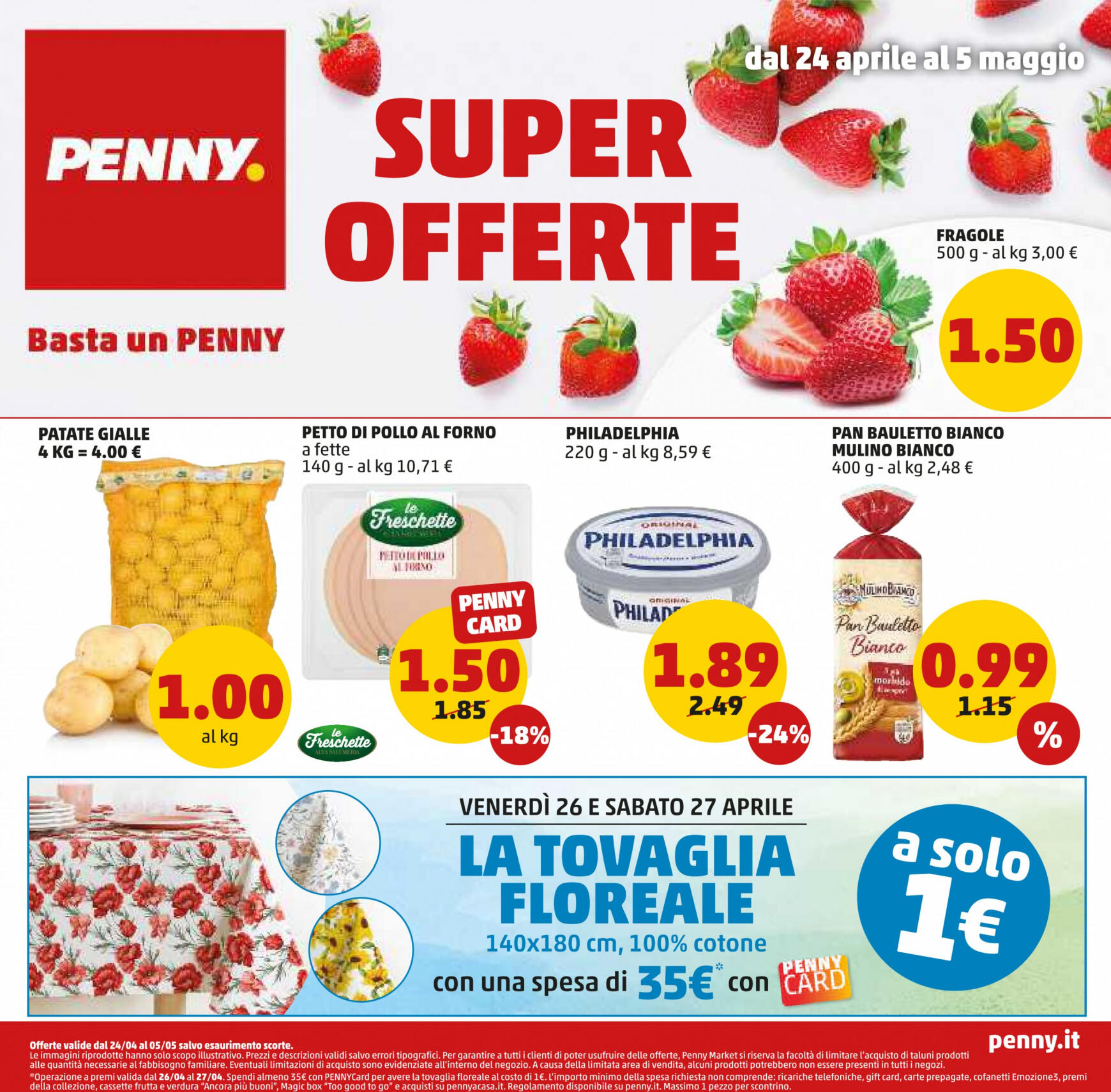penny - Nuovo volantino PENNY 24.04. - 05.05. - page: 1