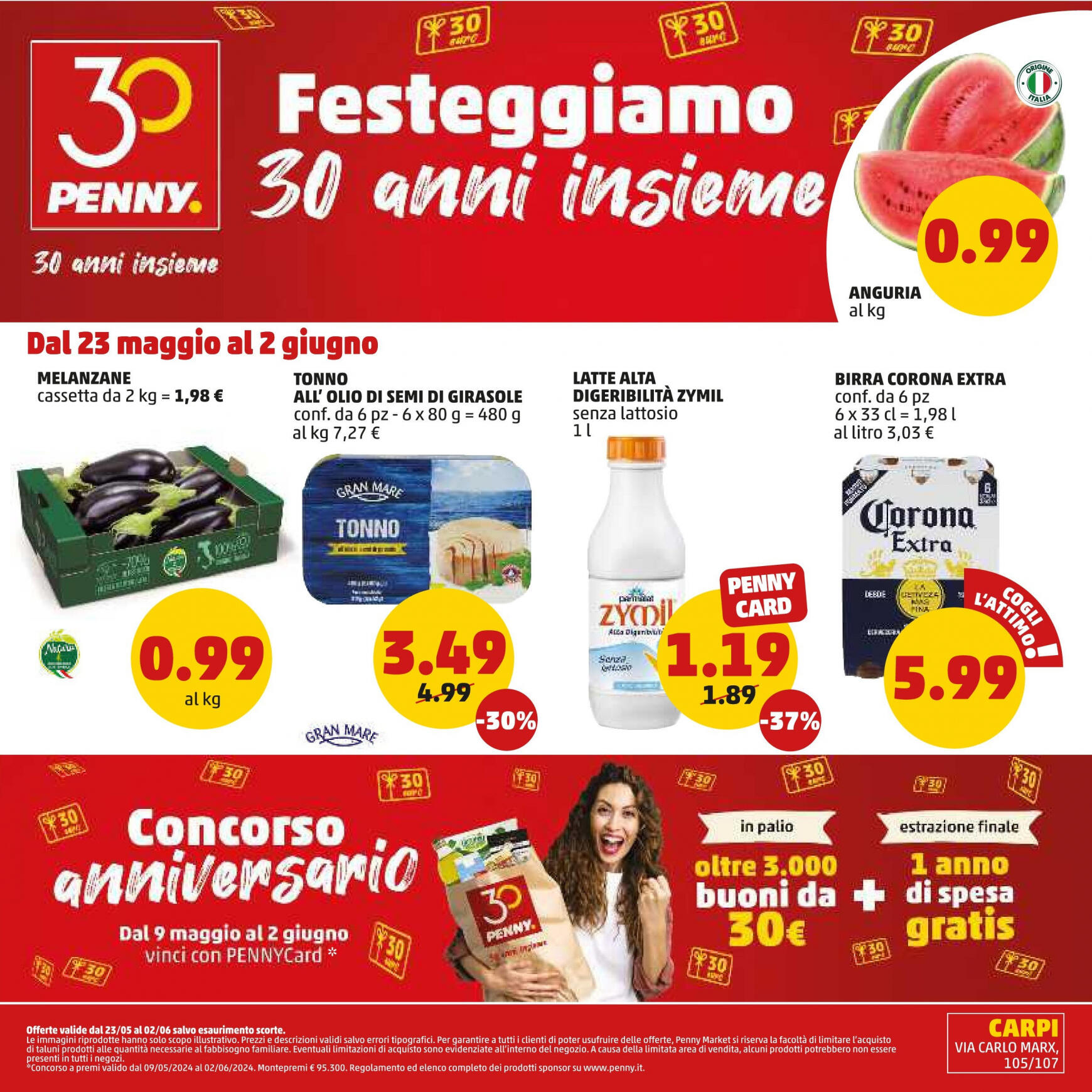 penny - Nuovo volantino PENNY - Sottoprezzo 23.05. - 02.06.