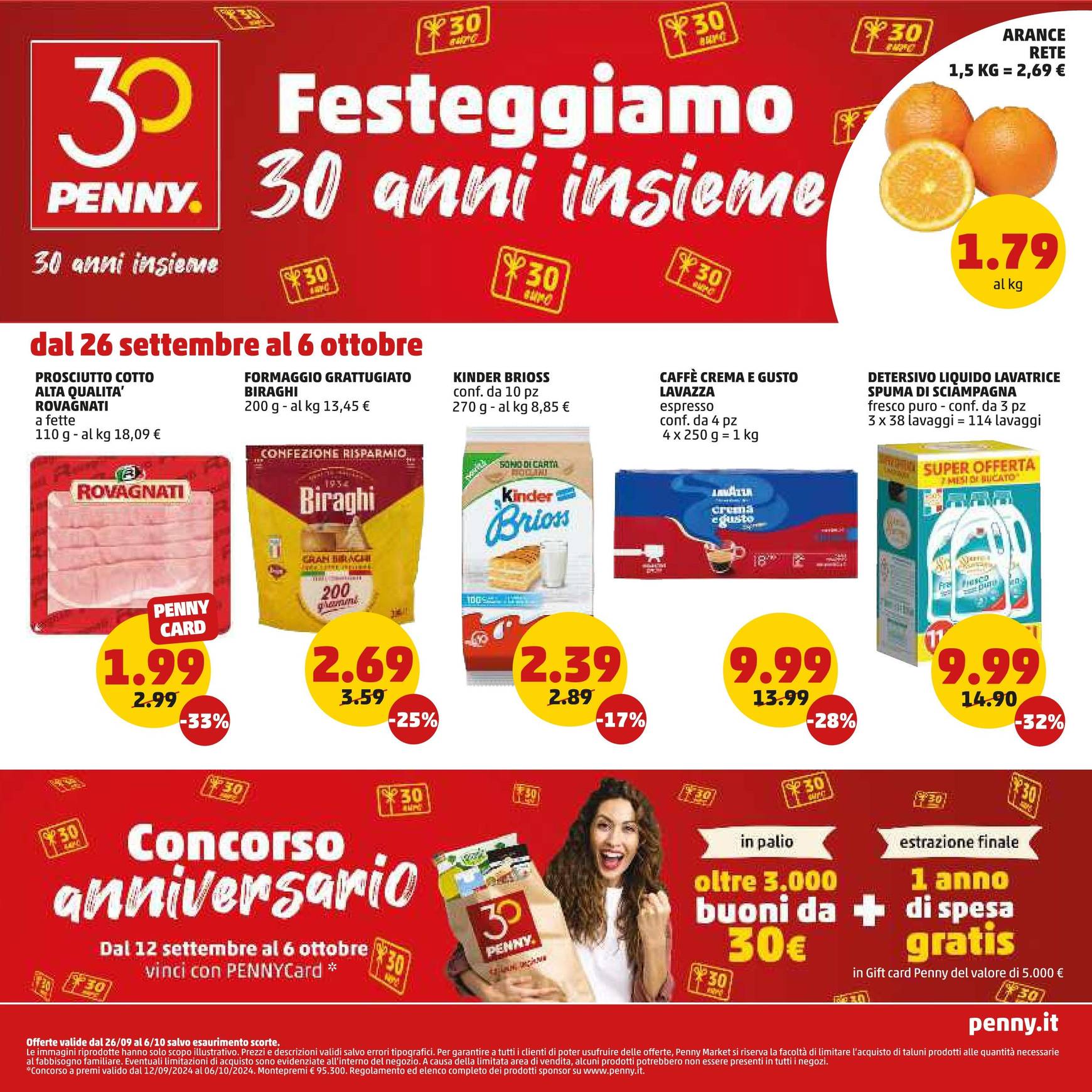 penny - Nuovo volantino PENNY - Festeggiamo 30 anni insieme 26.09. - 06.10.