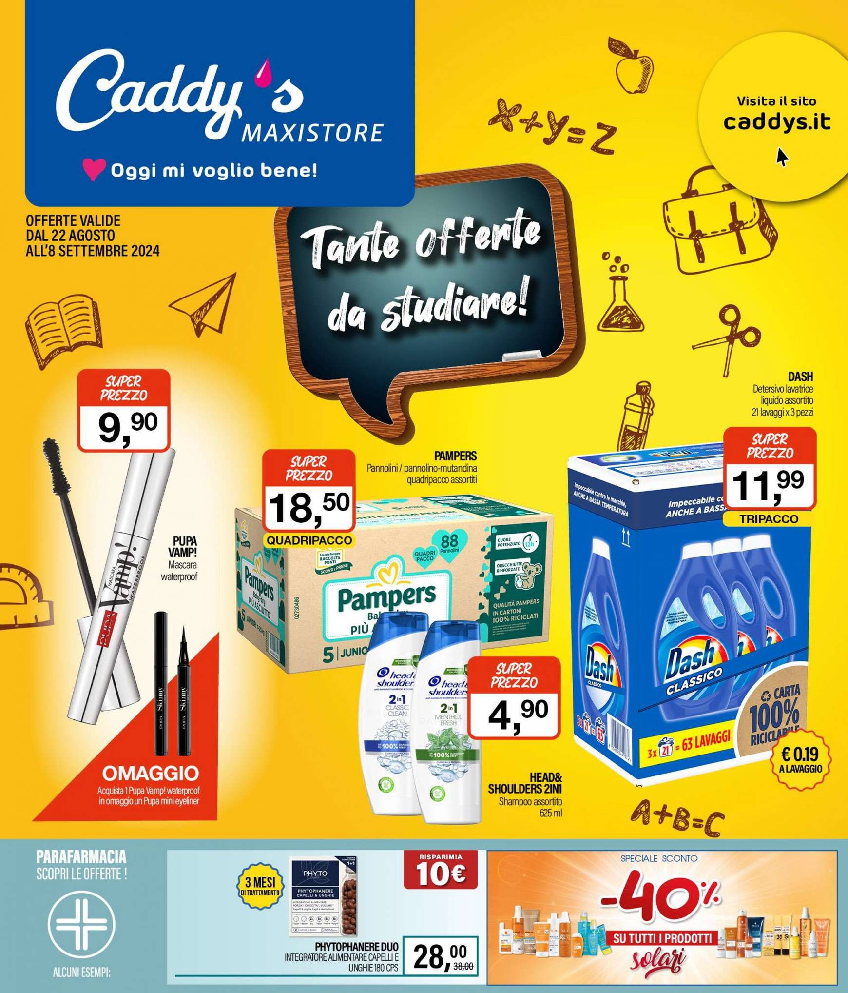 caddy-s - Nuovo volantino Caddy's Maxistore 22.08. - 08.09.