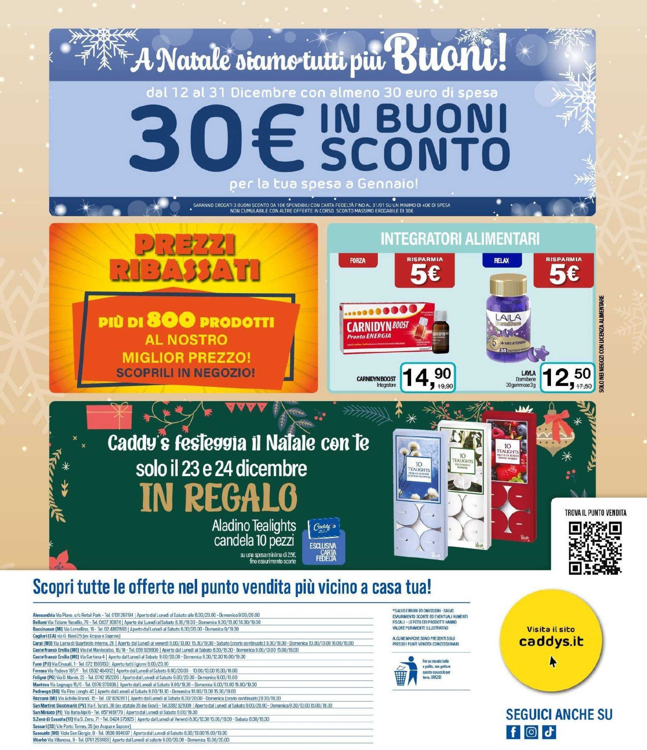 caddy-s - Volantino Caddy's Maxistore valido dal 12/12 al 31/12 - page: 20