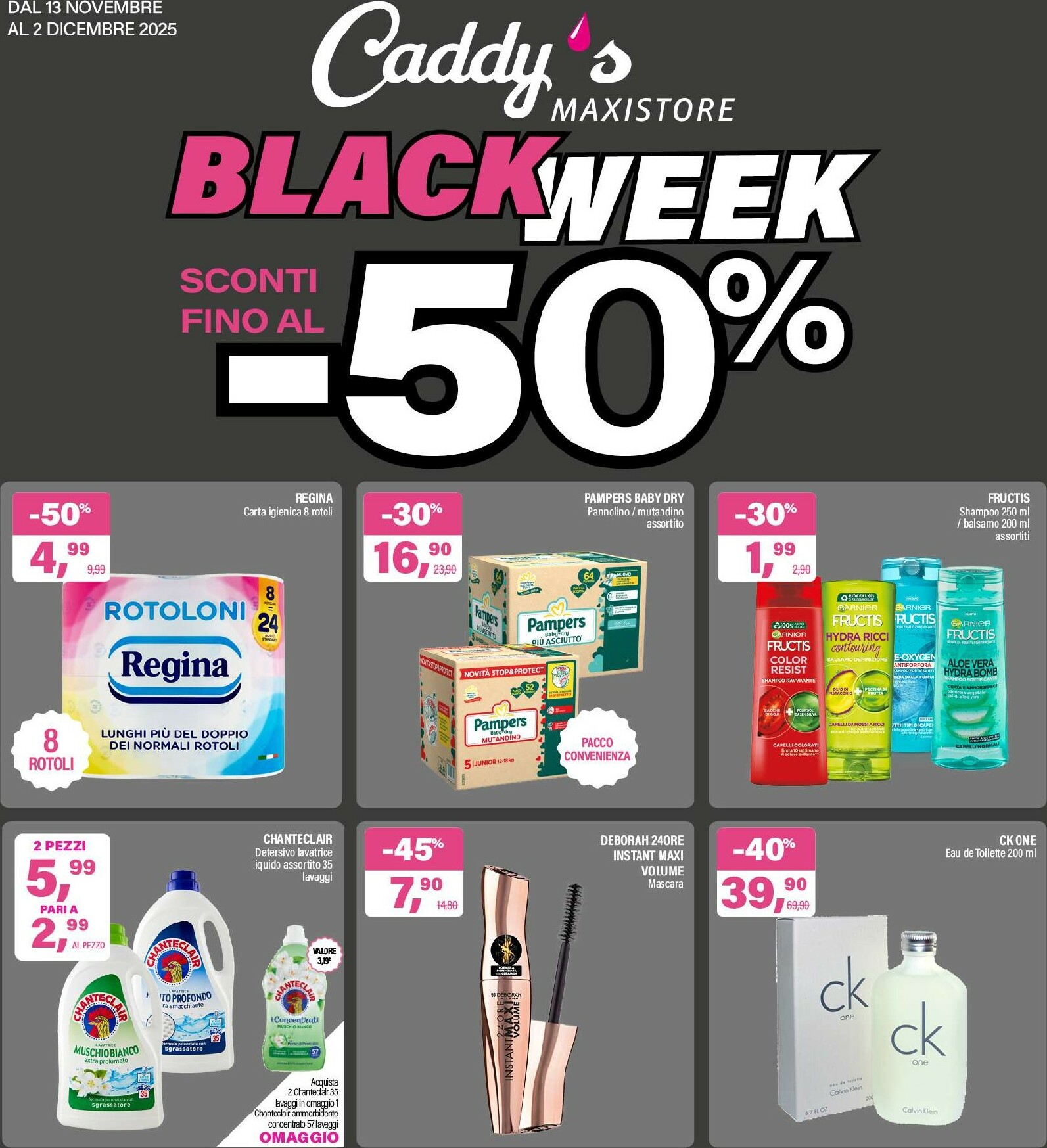 caddy-s - Volantino Caddy's Maxistore - Black Week valido dal 13/11 al 02/12