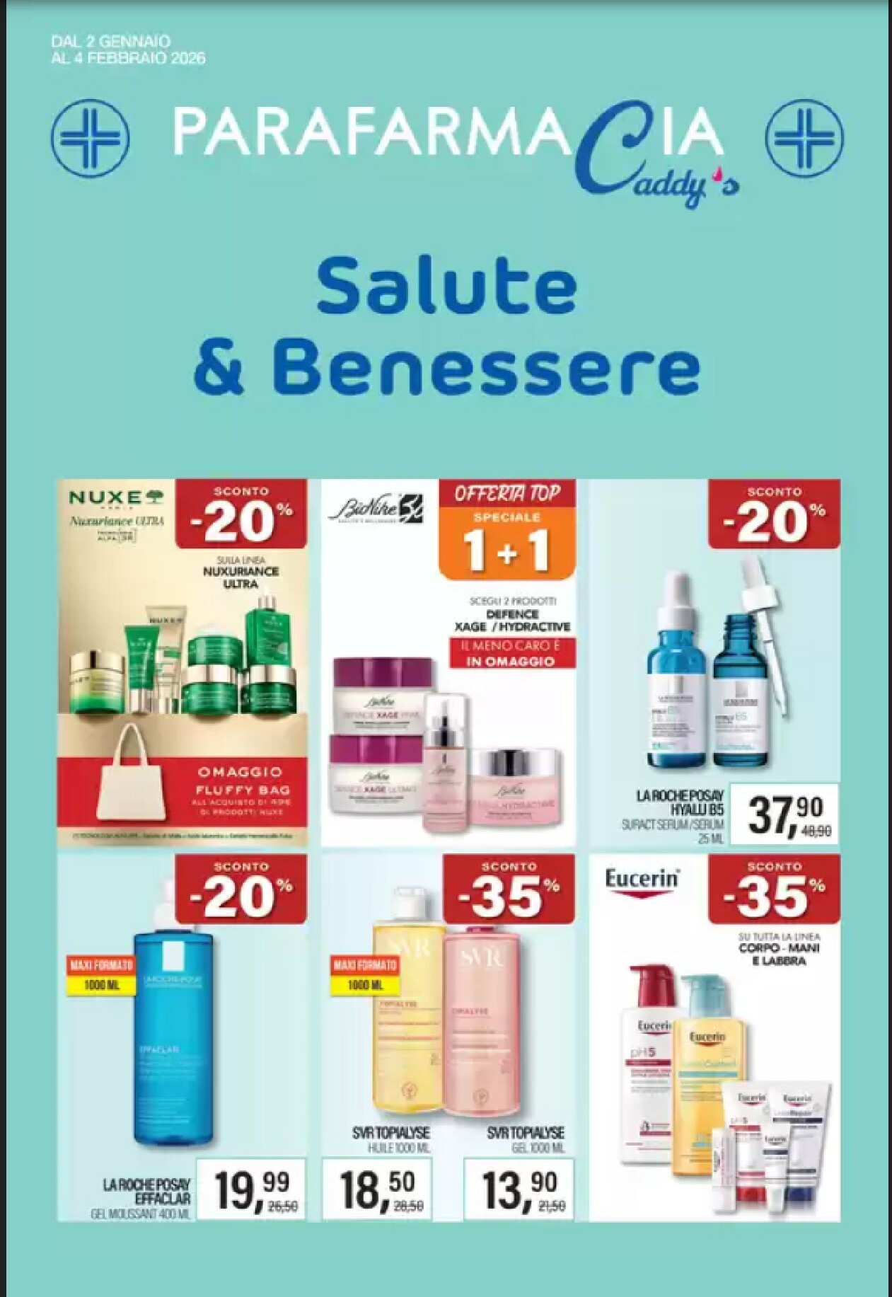 caddy-s - Volantino Caddy's - Parafarmacia valido dal 02/01 al 04/02