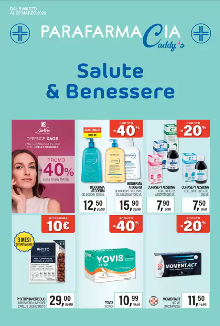 caddy-s - Volantino Caddy's - Parafarmacia valido dal 05/03/2026 al 25/03/2026 - page: 1