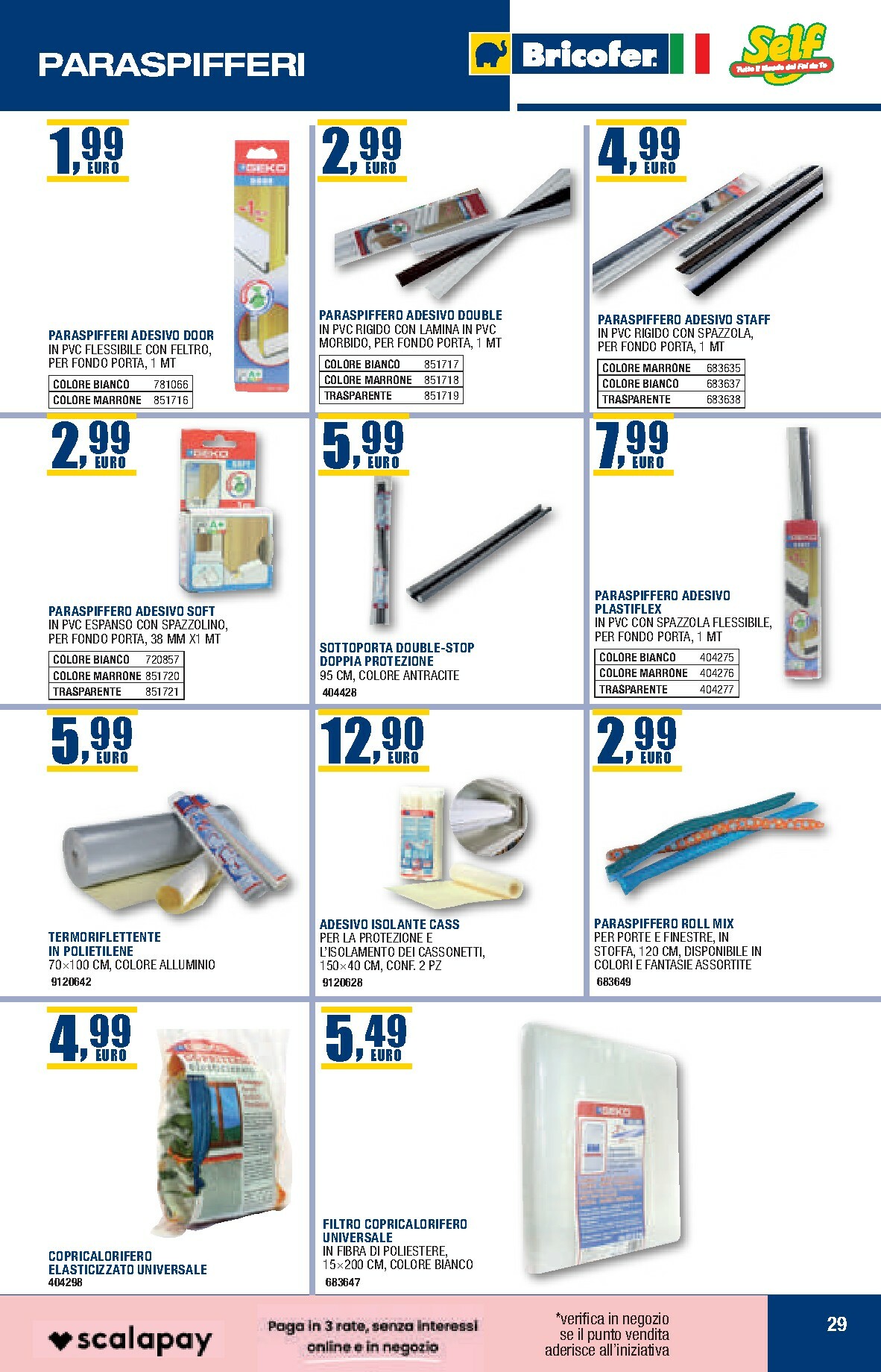 bricofer - Volantino Bricofer valido dal 27/10 al 31/03 - page: 29 bricofer - Volantino Bricofer valido dal 27/10 al 31/03 - page: 29