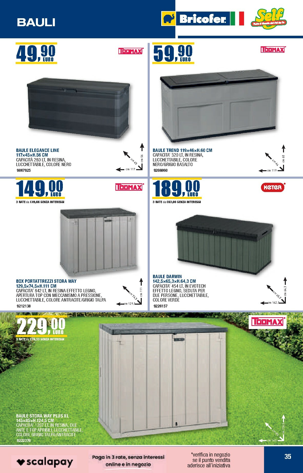 bricofer - Volantino Bricofer valido dal 27/10 al 31/03 - page: 35 bricofer - Volantino Bricofer valido dal 27/10 al 31/03 - page: 35