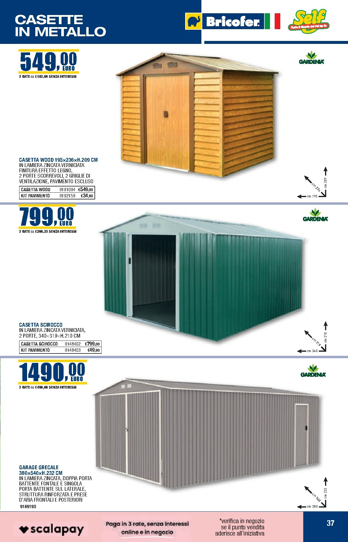 bricofer - Volantino Bricofer valido dal 27/10 al 31/03 - page: 37 bricofer - Volantino Bricofer valido dal 27/10 al 31/03 - page: 37