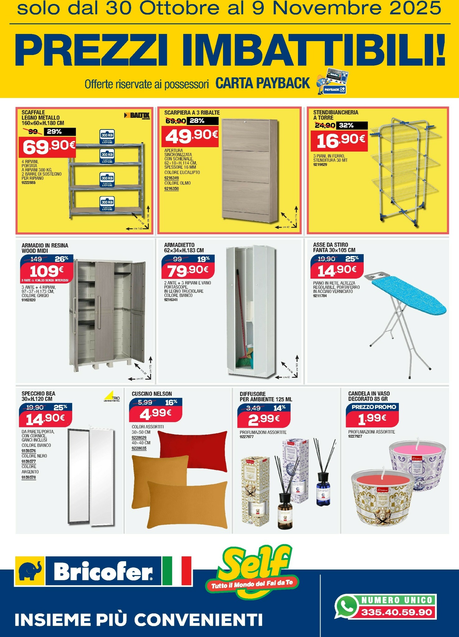 bricofer - Volantino Bricofer valido dal 30/10 al 09/11 - page: 4