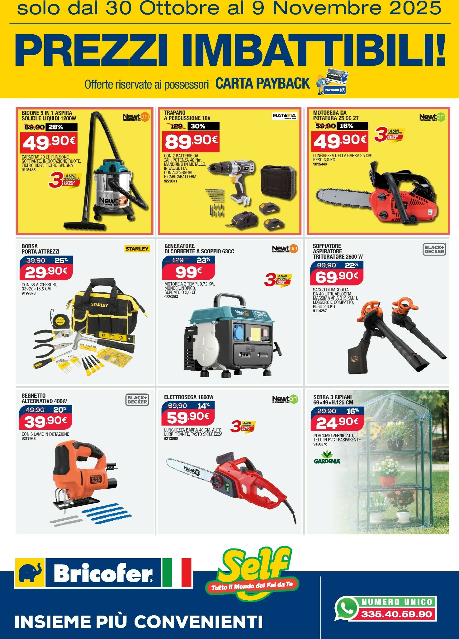 bricofer - Volantino Bricofer valido dal 30/10 al 09/11 - page: 5