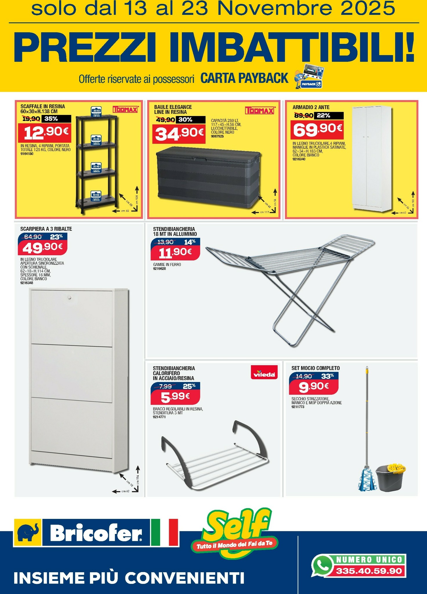 bricofer - Volantino Bricofer valido dal 13/11 al 23/11 - page: 6
