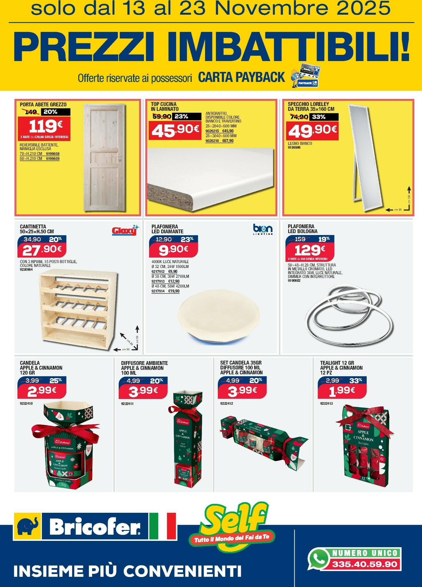 bricofer - Volantino Bricofer valido dal 13/11 al 23/11