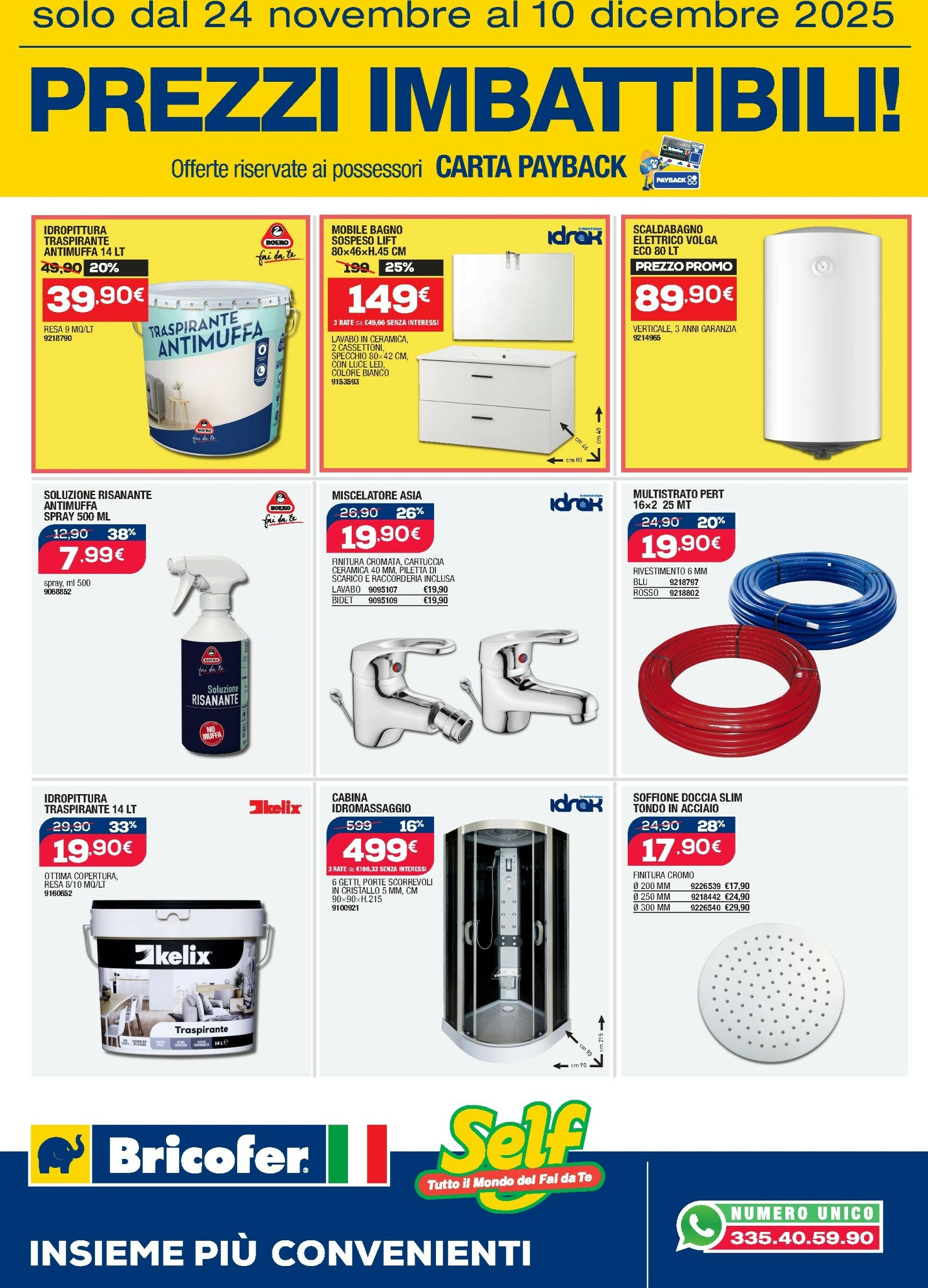 bricofer - Volantino Bricofer - Prezzi Imbattibili valido dal 24/11 al 10/12 - page: 5