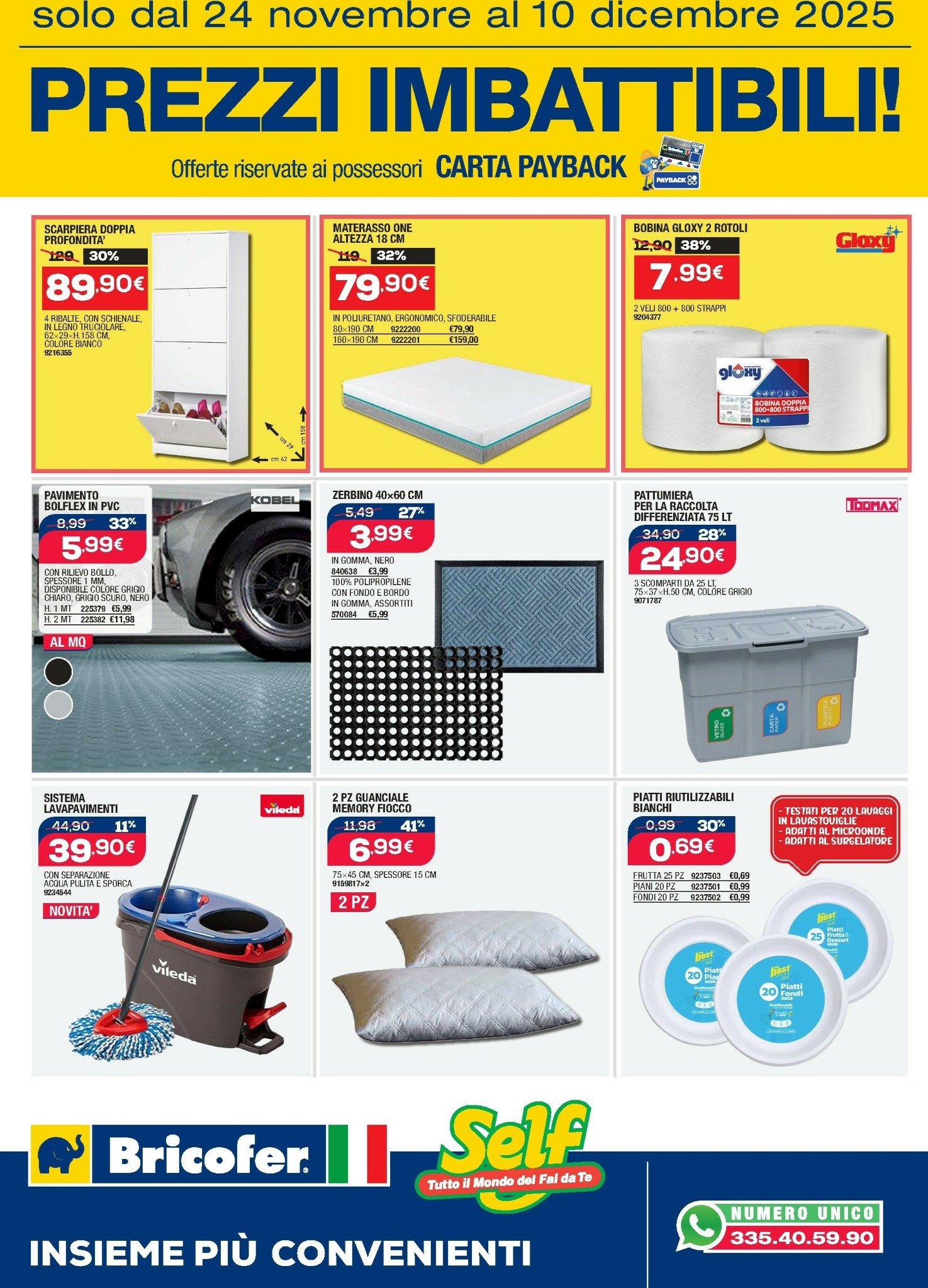 bricofer - Volantino Bricofer - Prezzi Imbattibili valido dal 24/11 al 10/12 - page: 2