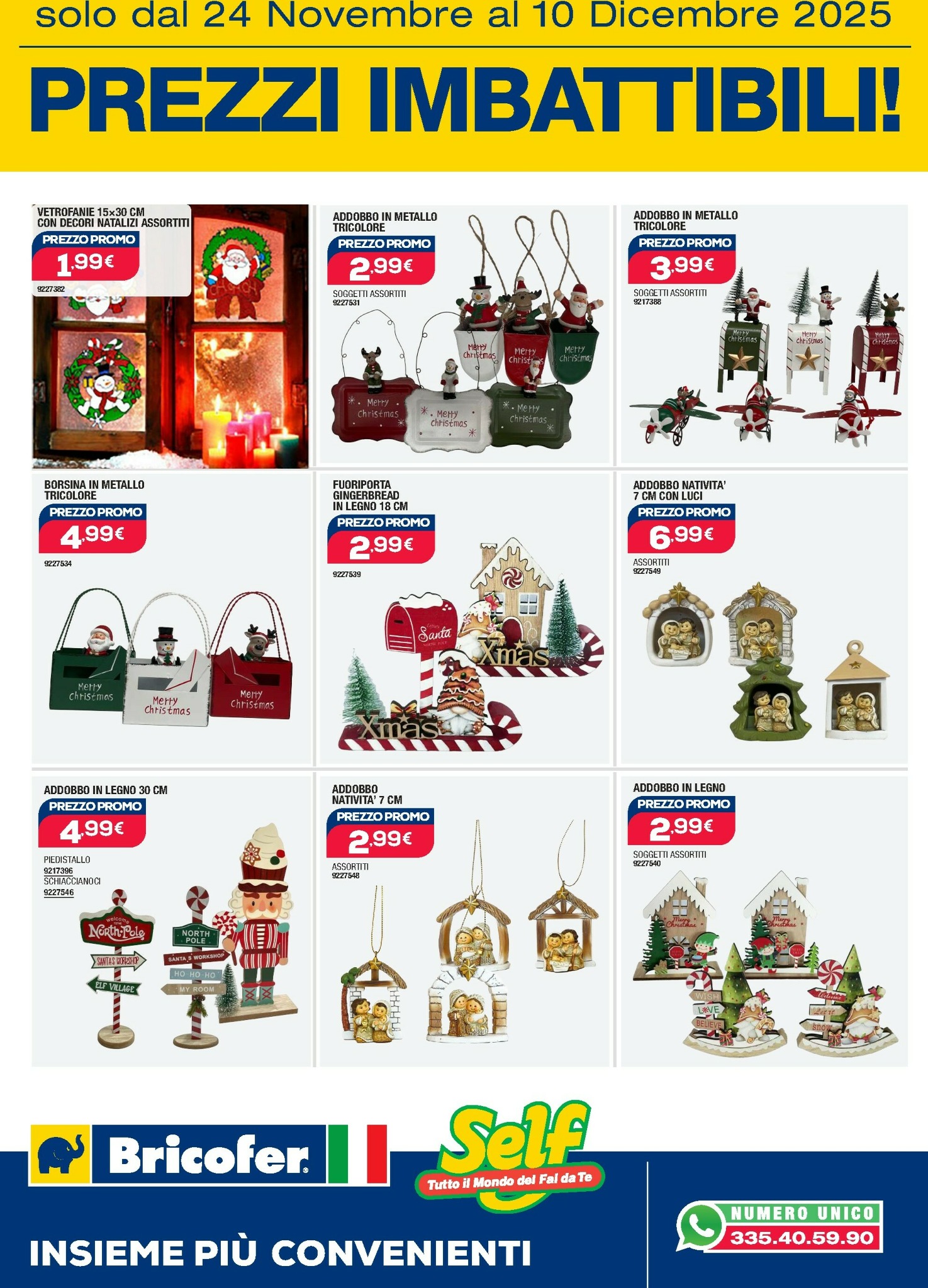 bricofer - Volantino Bricofer - Prezzi Imbattibili valido dal 24/11 al 10/12 - page: 9