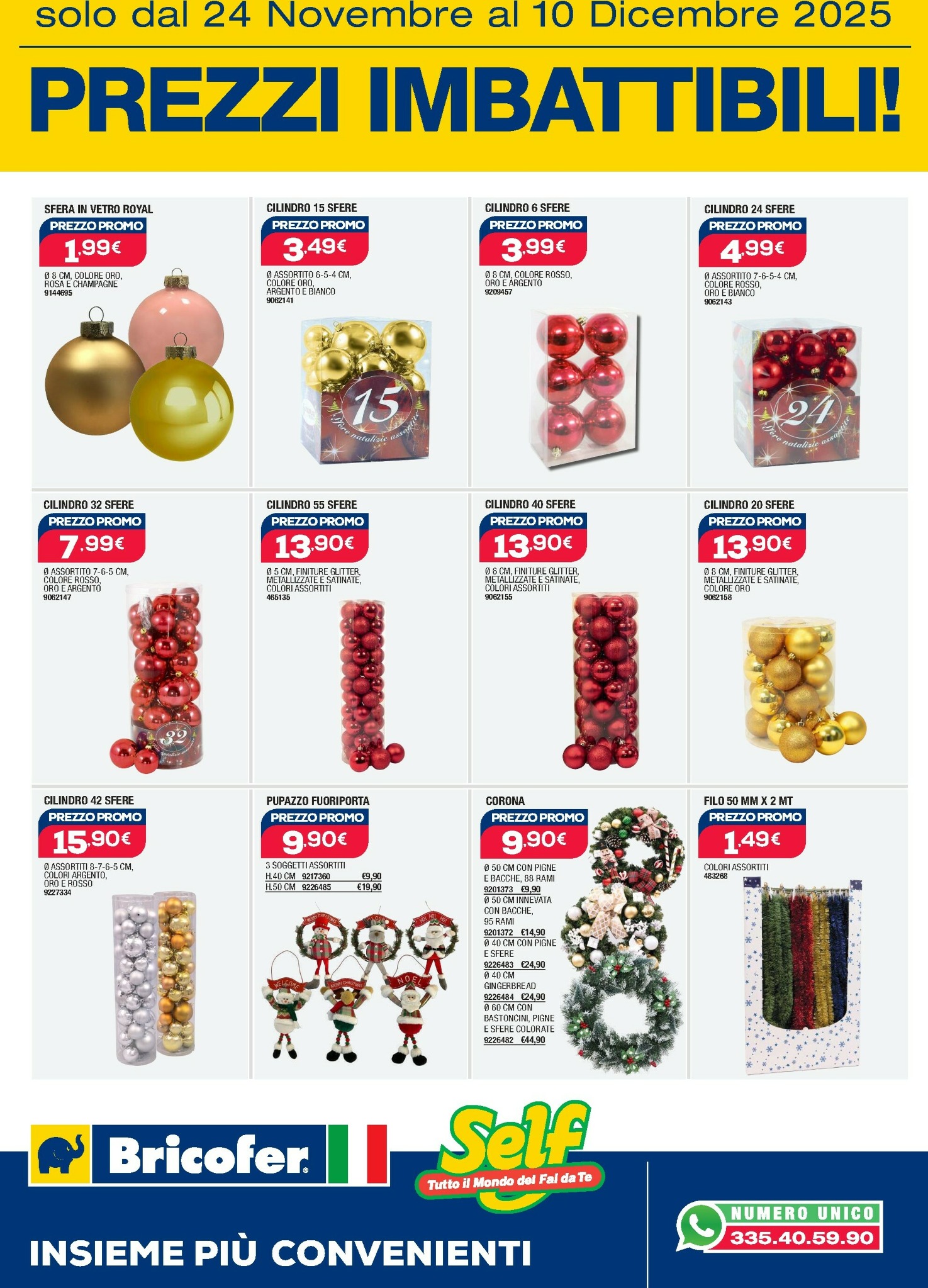 bricofer - Volantino Bricofer - Prezzi Imbattibili valido dal 24/11 al 10/12 - page: 8