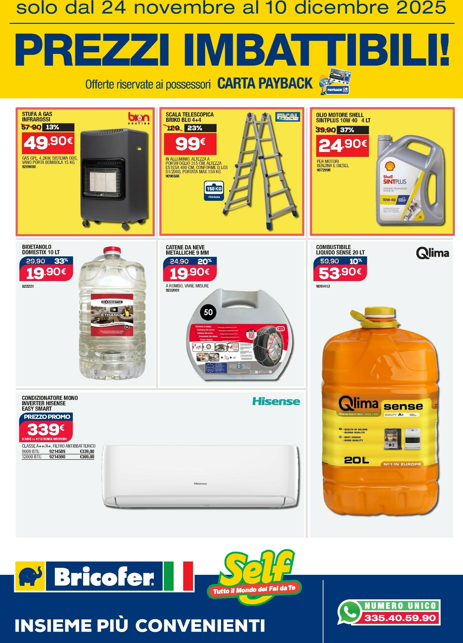 bricofer - Volantino Bricofer - Prezzi Imbattibili valido dal 24/11 al 10/12 - page: 3
