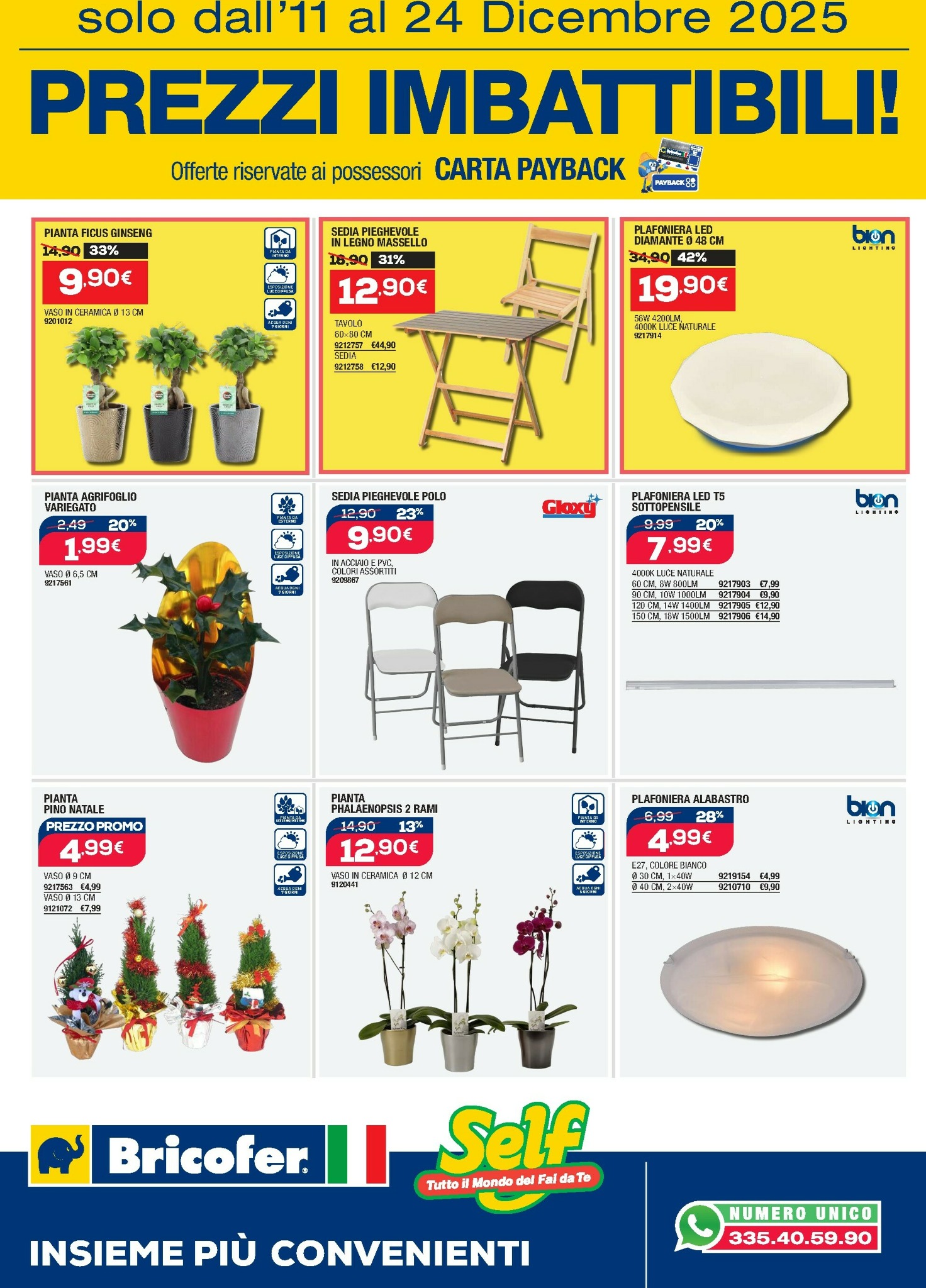 bricofer - Volantino Bricofer - Prezzi Imbattibili valido dal 11/12 al 24/12 - page: 4