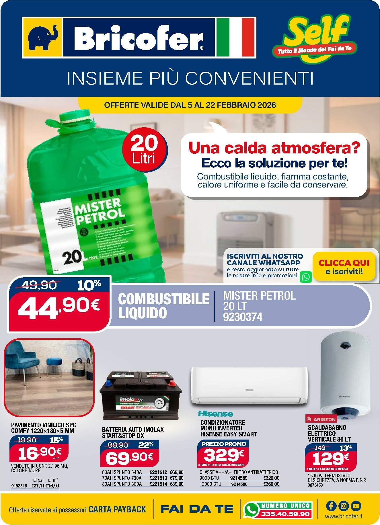 bricofer - Volantino Bricofer valido dal 05/02/2026 al 22/02/2026 - page: 1