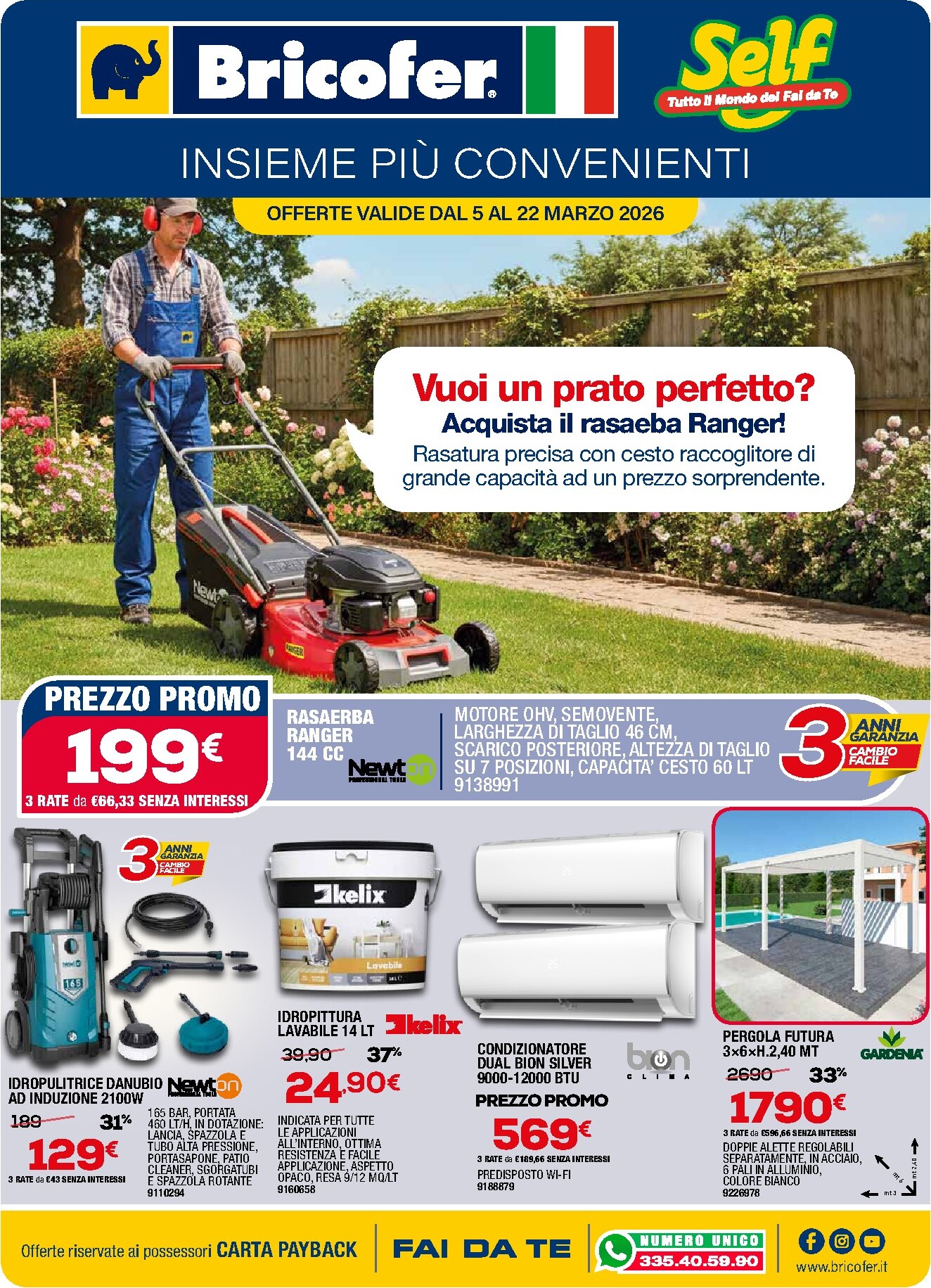 bricofer - Volantino Bricofer valido dal 05/03/2026 al 22/03/2026 - page: 1