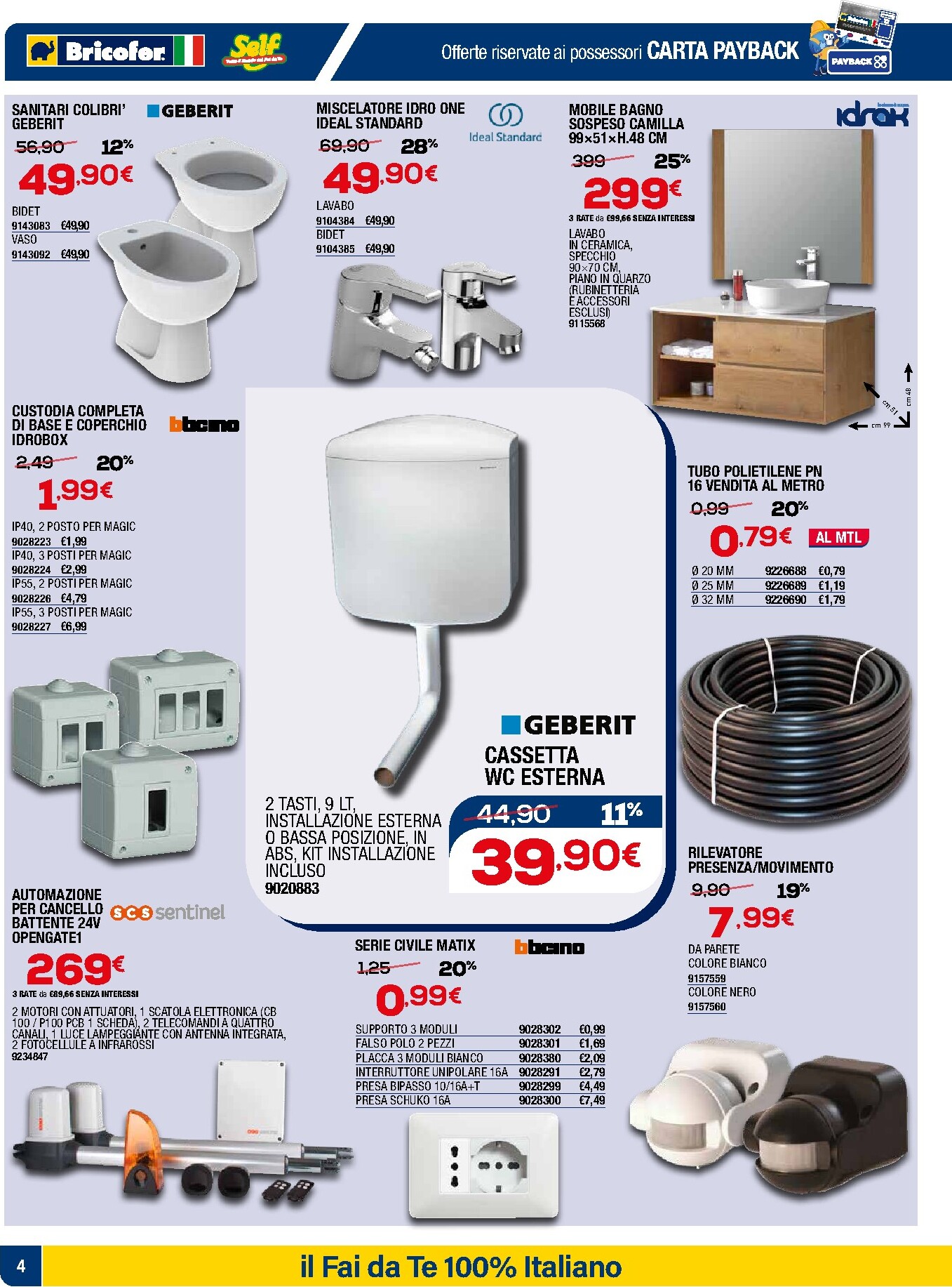 bricofer - Volantino Bricofer valido dal 05/03/2026 al 22/03/2026 - page: 4