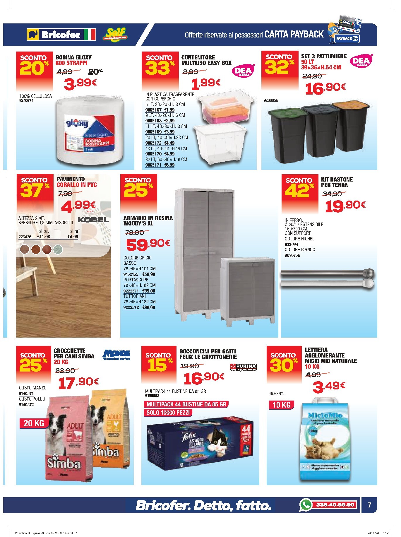bricofer - Volantino Bricofer valido dal 09/04/2026 al 26/04/2026 - page: 7