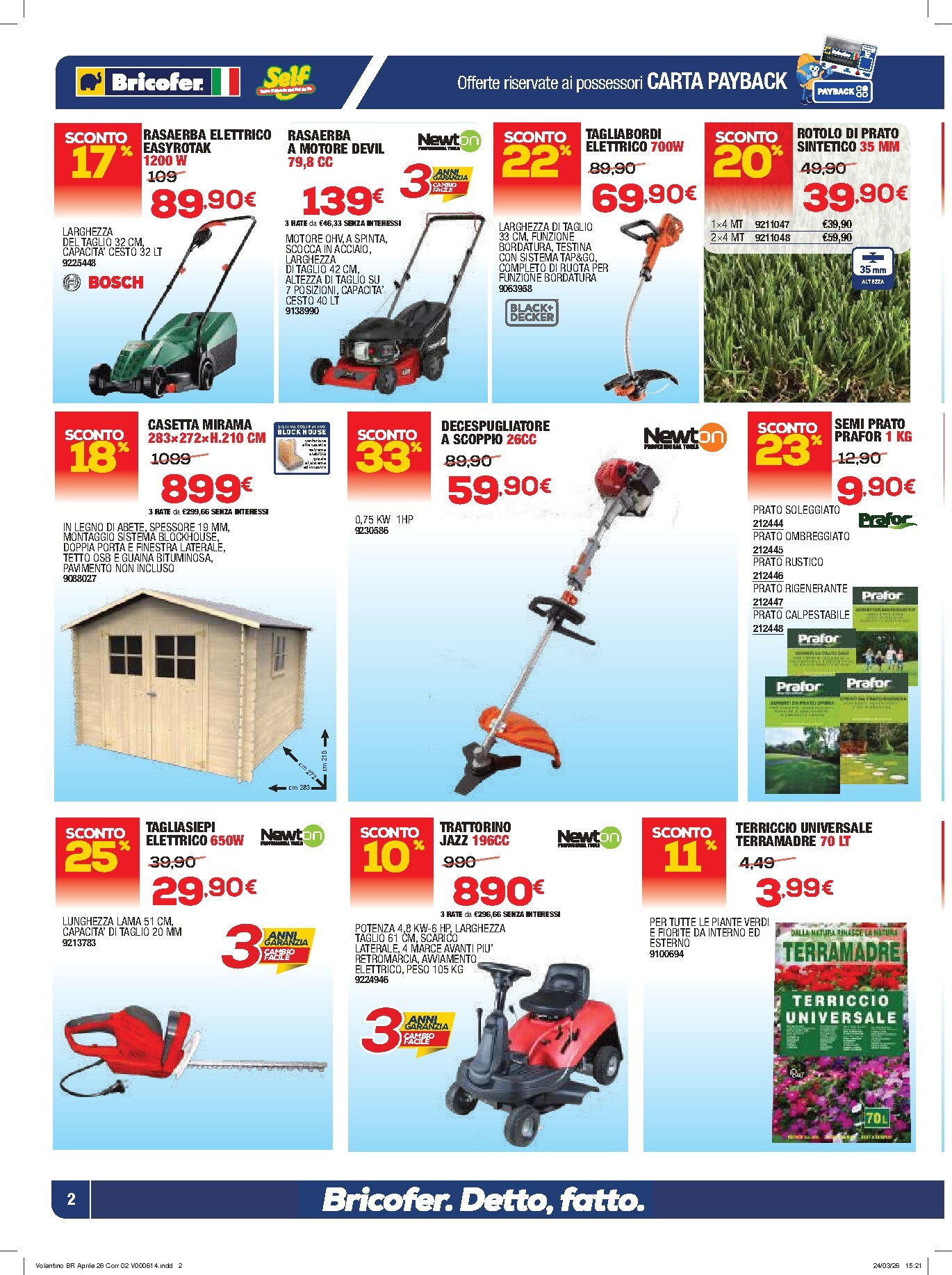 bricofer - Volantino Bricofer valido dal 09/04/2026 al 26/04/2026 - page: 2