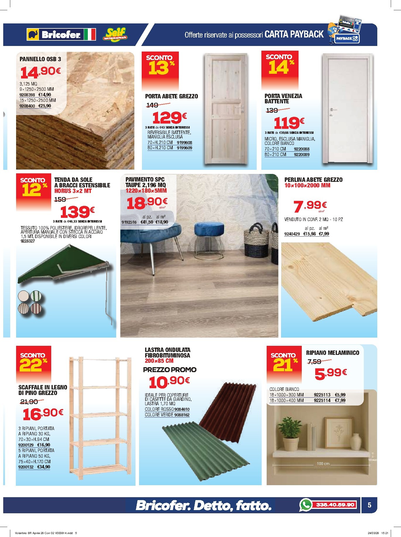 bricofer - Volantino Bricofer valido dal 09/04/2026 al 26/04/2026 - page: 5