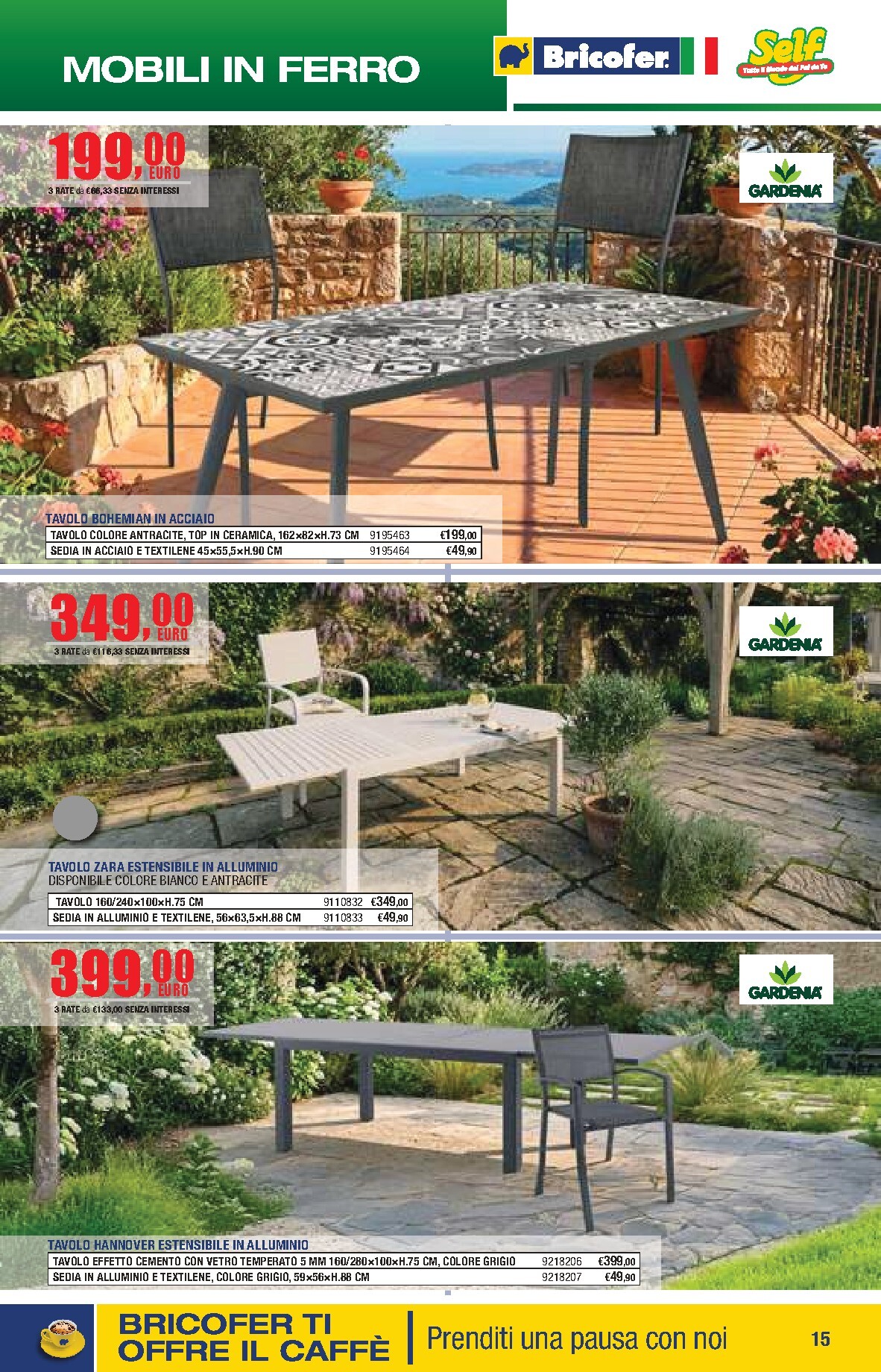 bricofer - Volantino attuale di Bricofer - Catalogo Primavera Estate valido dal martedì 05/05/2026 al lunedì 31/08/2026 - page: 15