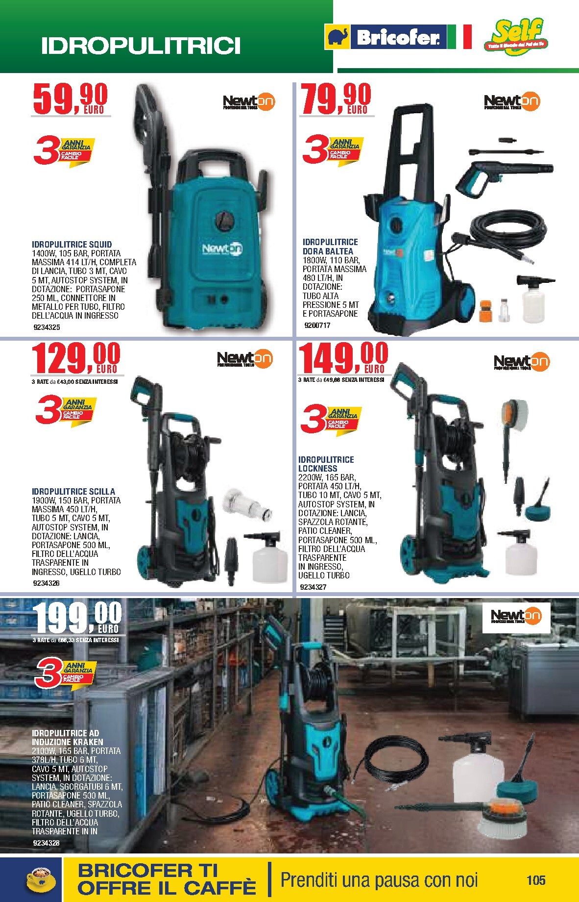 bricofer - Volantino attuale di Bricofer - Catalogo Primavera Estate valido dal martedì 05/05/2026 al lunedì 31/08/2026 - page: 105