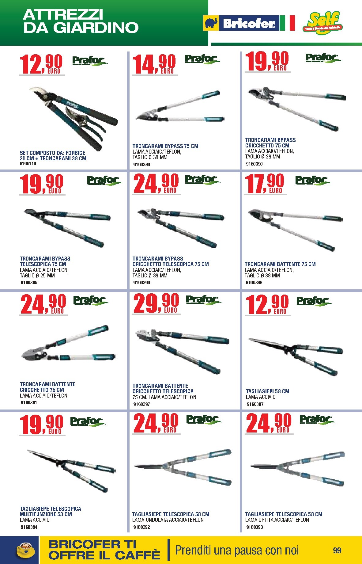 bricofer - Volantino attuale di Bricofer - Catalogo Primavera Estate valido dal martedì 05/05/2026 al lunedì 31/08/2026 - page: 99