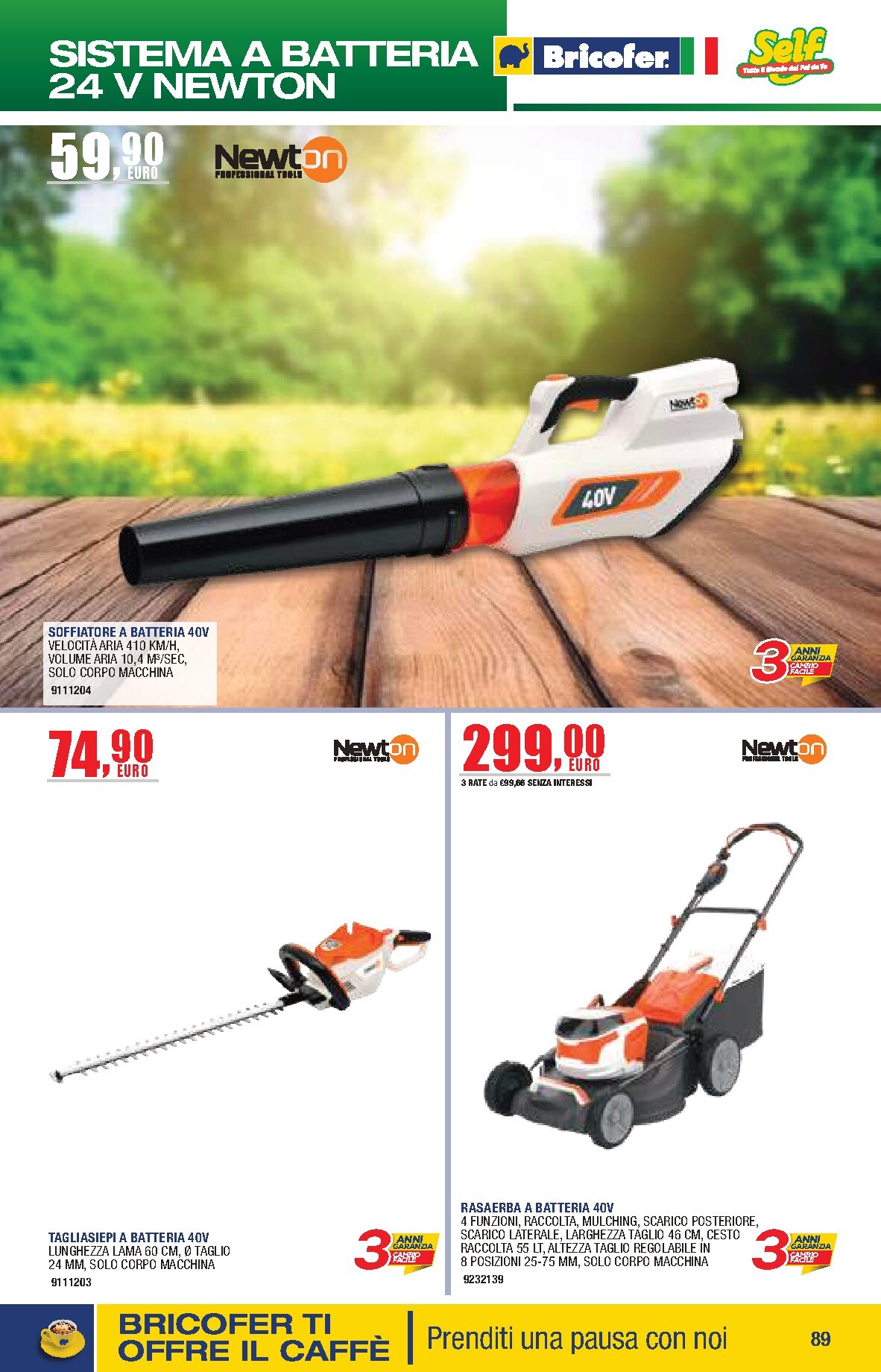 bricofer - Volantino attuale di Bricofer - Catalogo Primavera Estate valido dal martedì 05/05/2026 al lunedì 31/08/2026 - page: 89