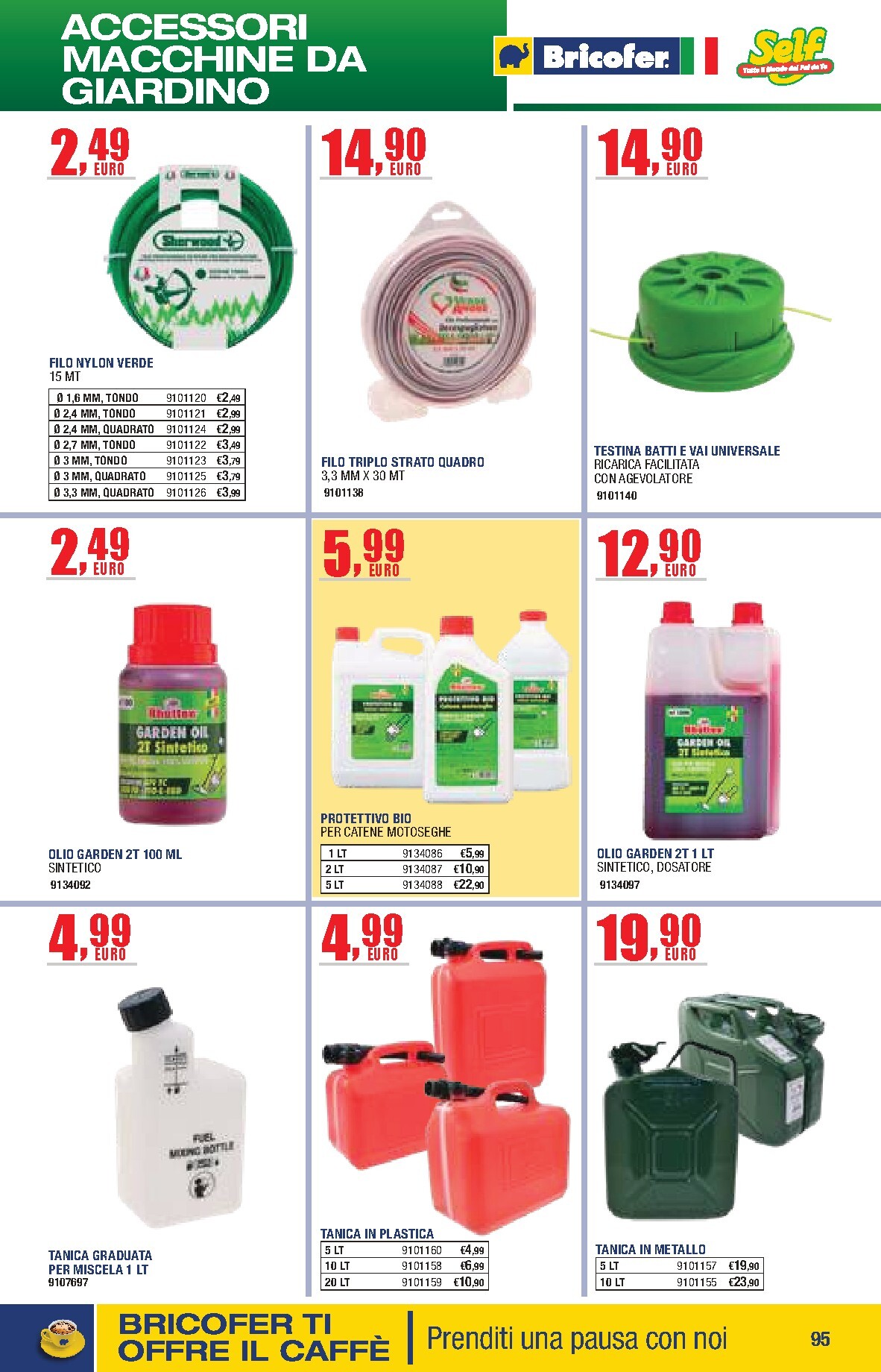 bricofer - Volantino attuale di Bricofer - Catalogo Primavera Estate valido dal martedì 05/05/2026 al lunedì 31/08/2026 - page: 95