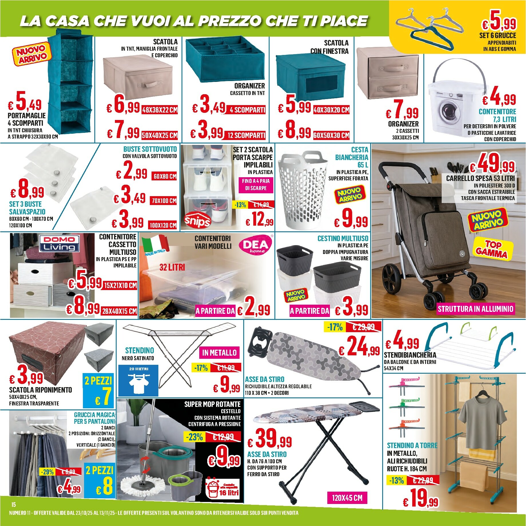 satur - Volantino Satur valido dal 23/10 al 13/11 - page: 15